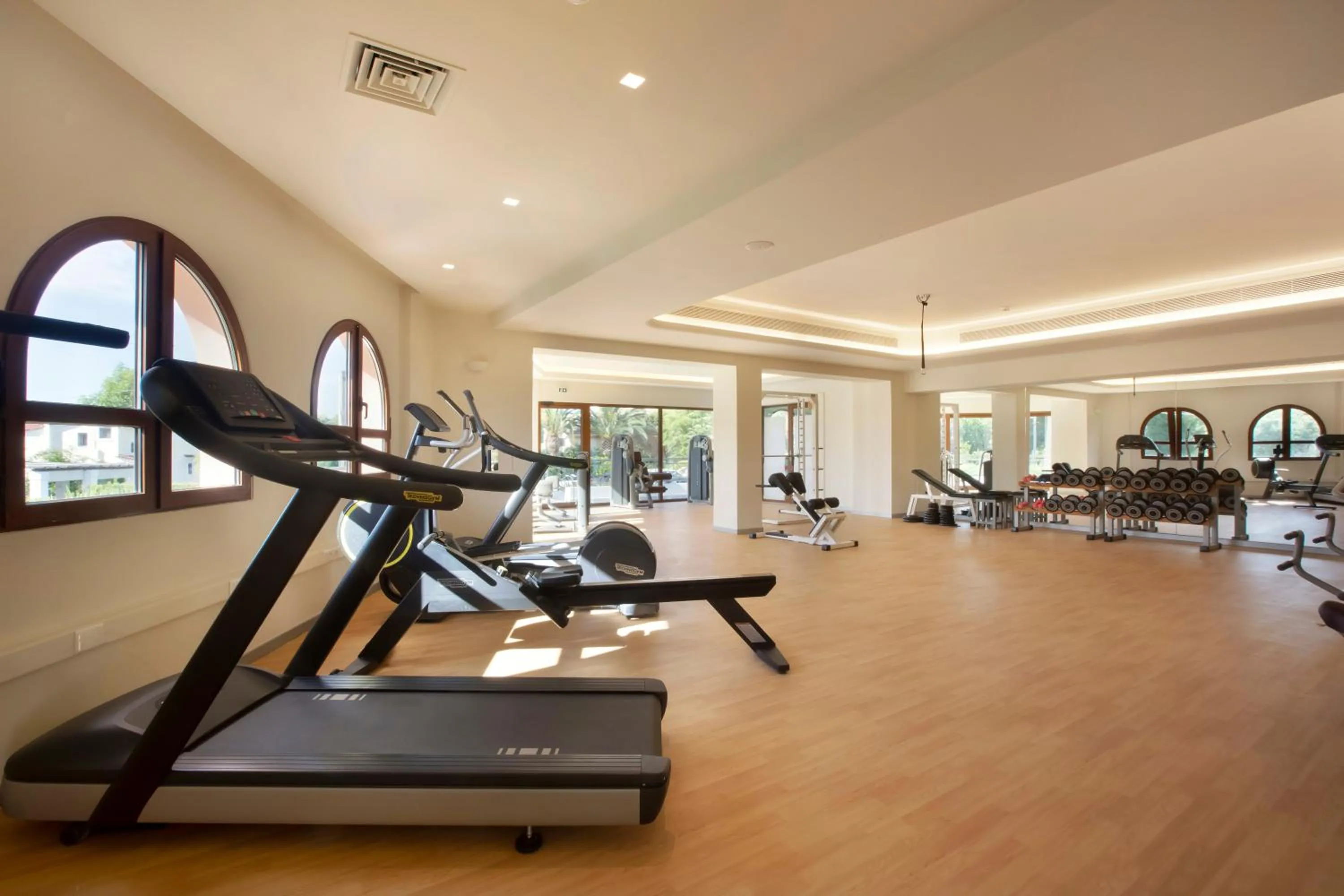 Fitness centre/facilities in Negroponte Resort Eretria
