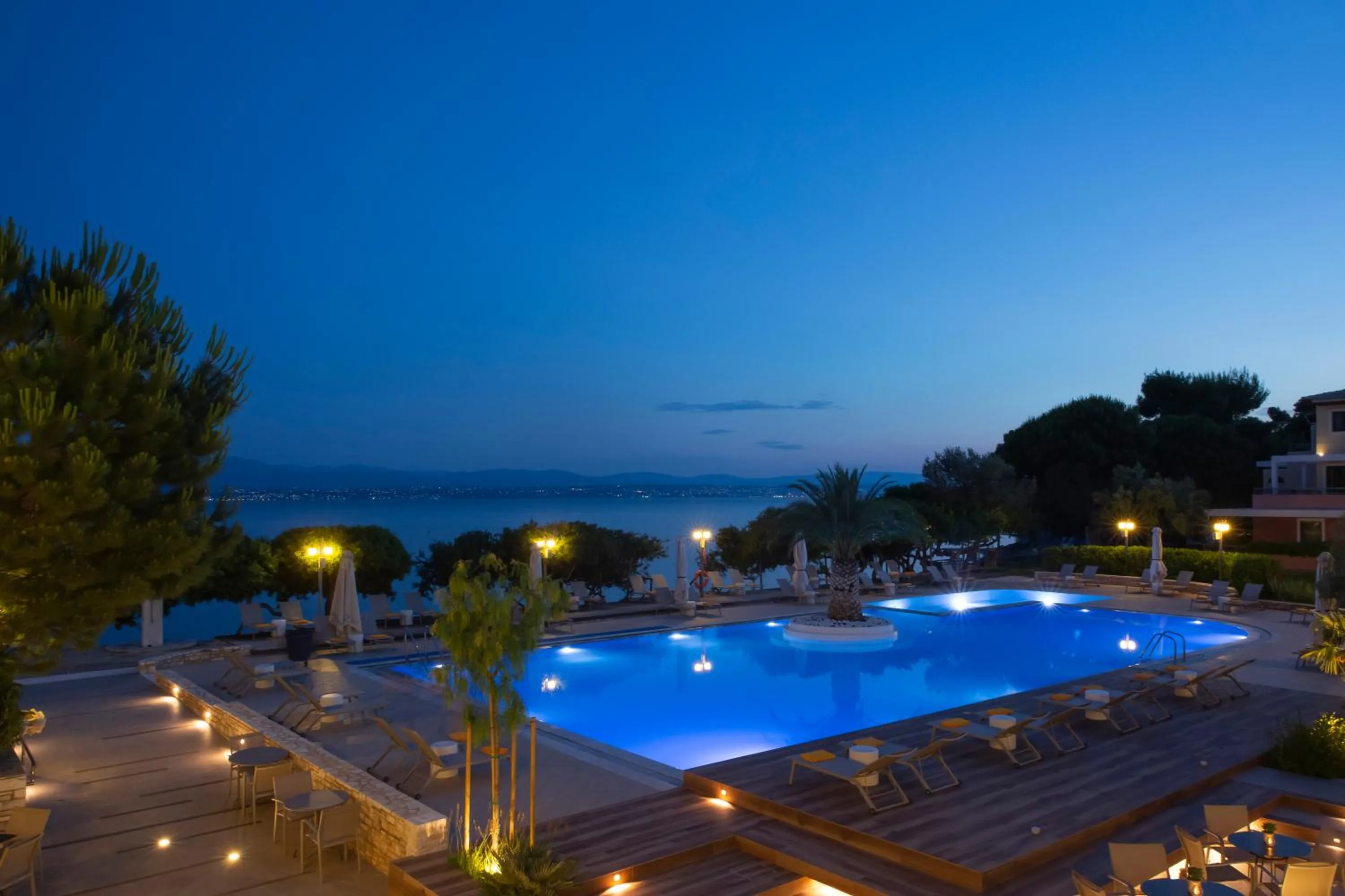 Pool view in Negroponte Resort Eretria