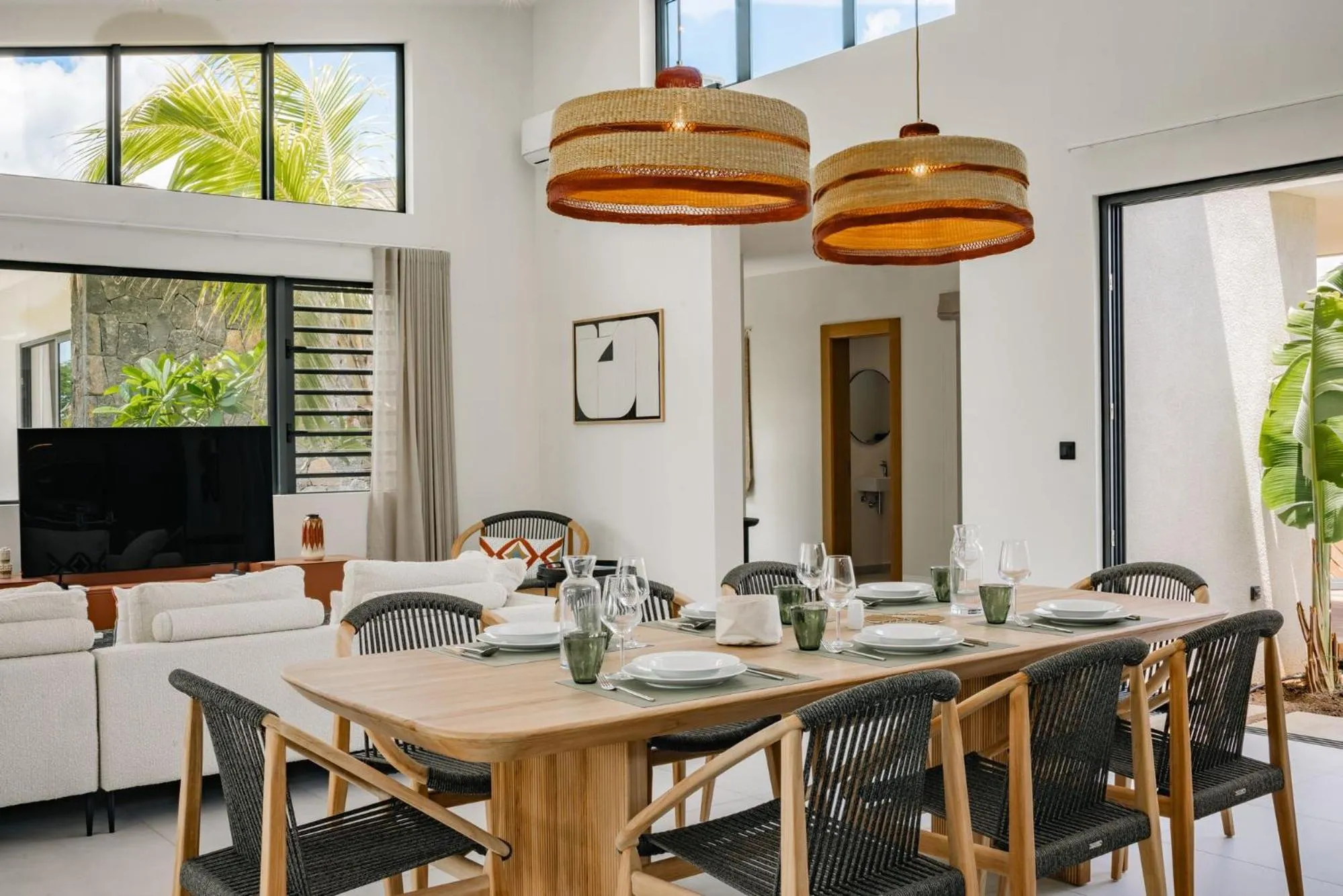 Dining area in Eko Savannah by MJ Holidays