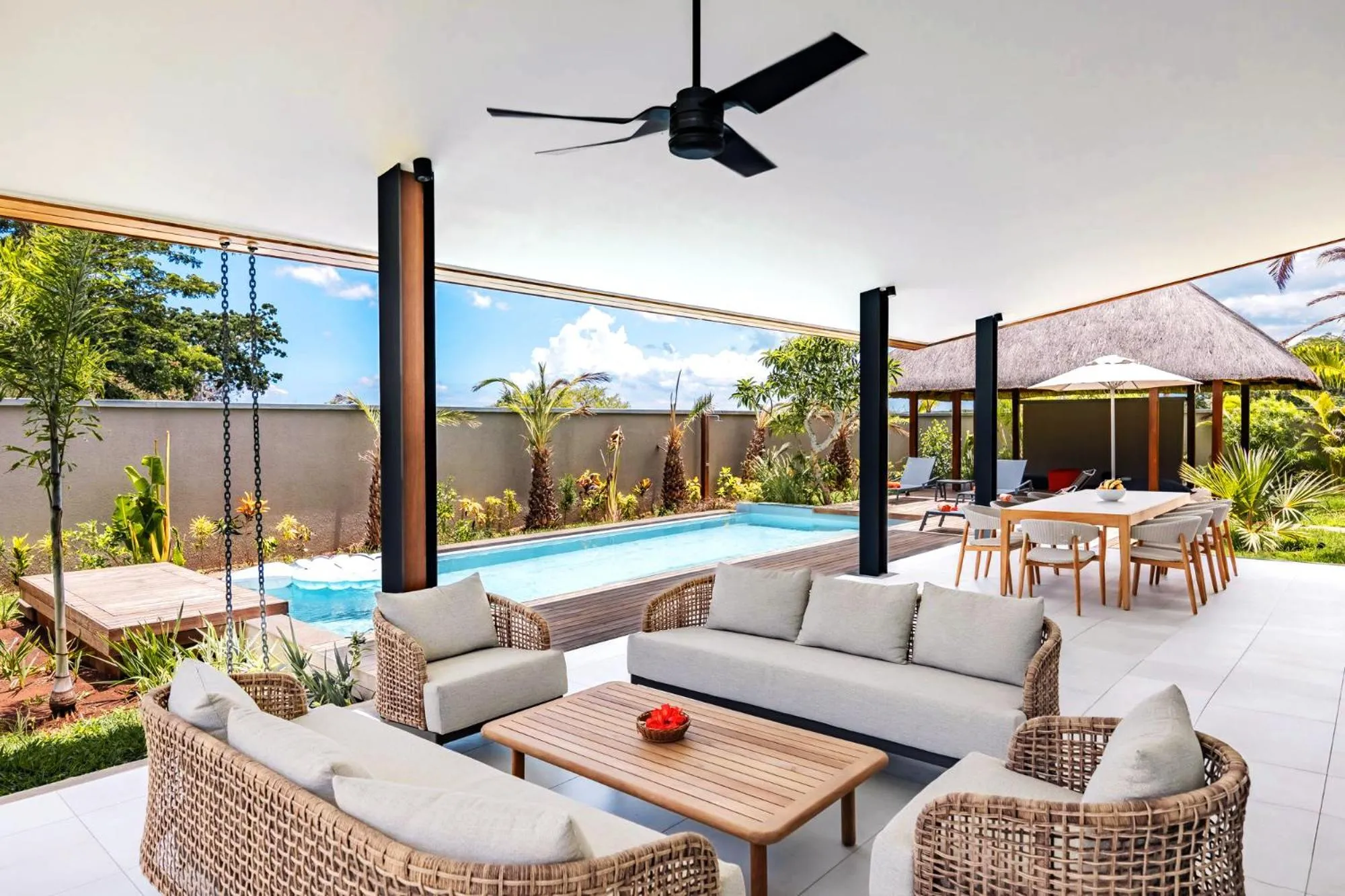 Patio in Eko Savannah by MJ Holidays