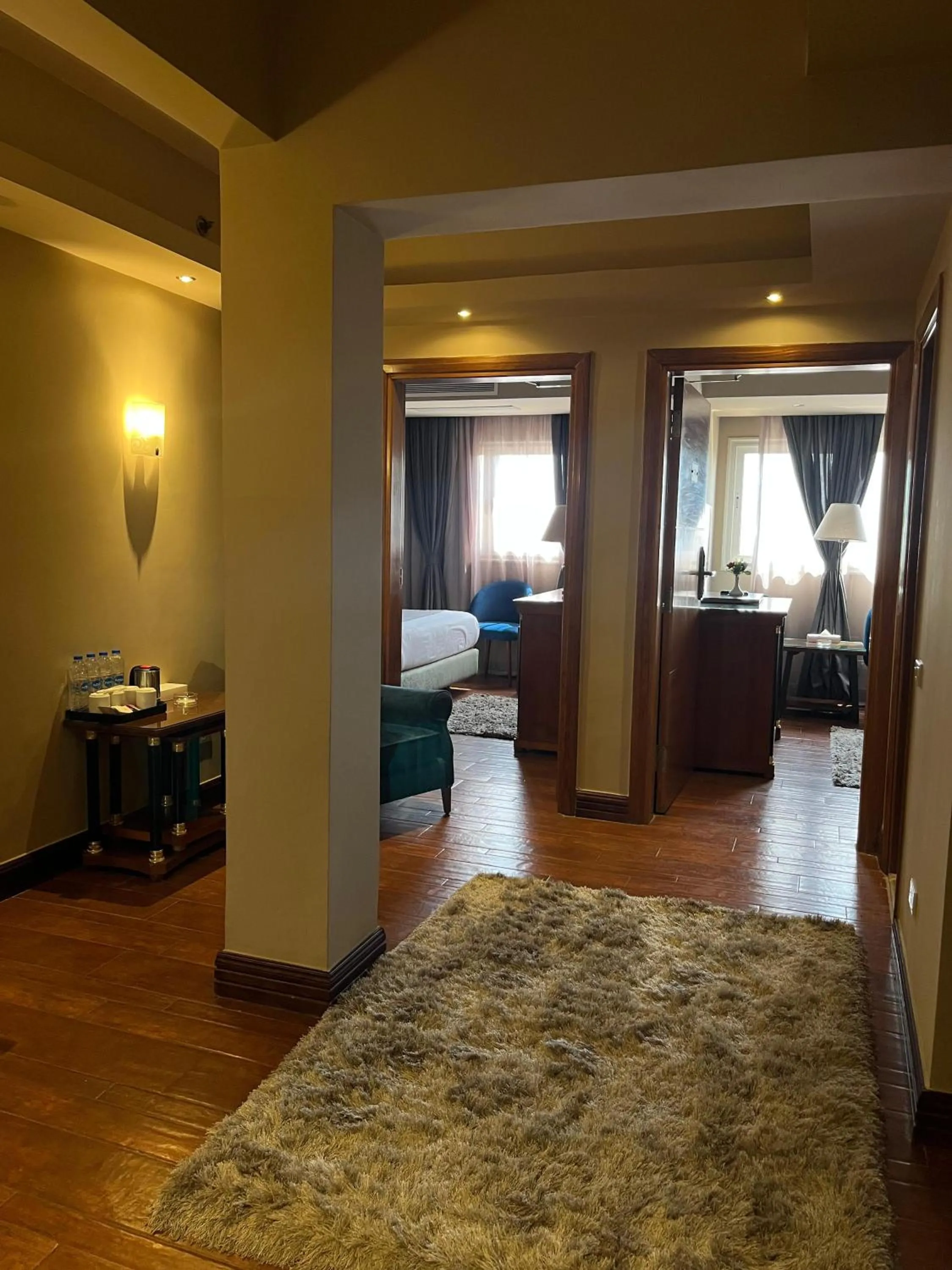 Living room, Bed in New Marwa Palace