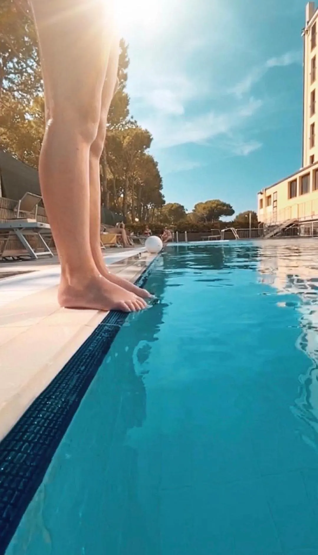 Pool view in Hotel Fenix
