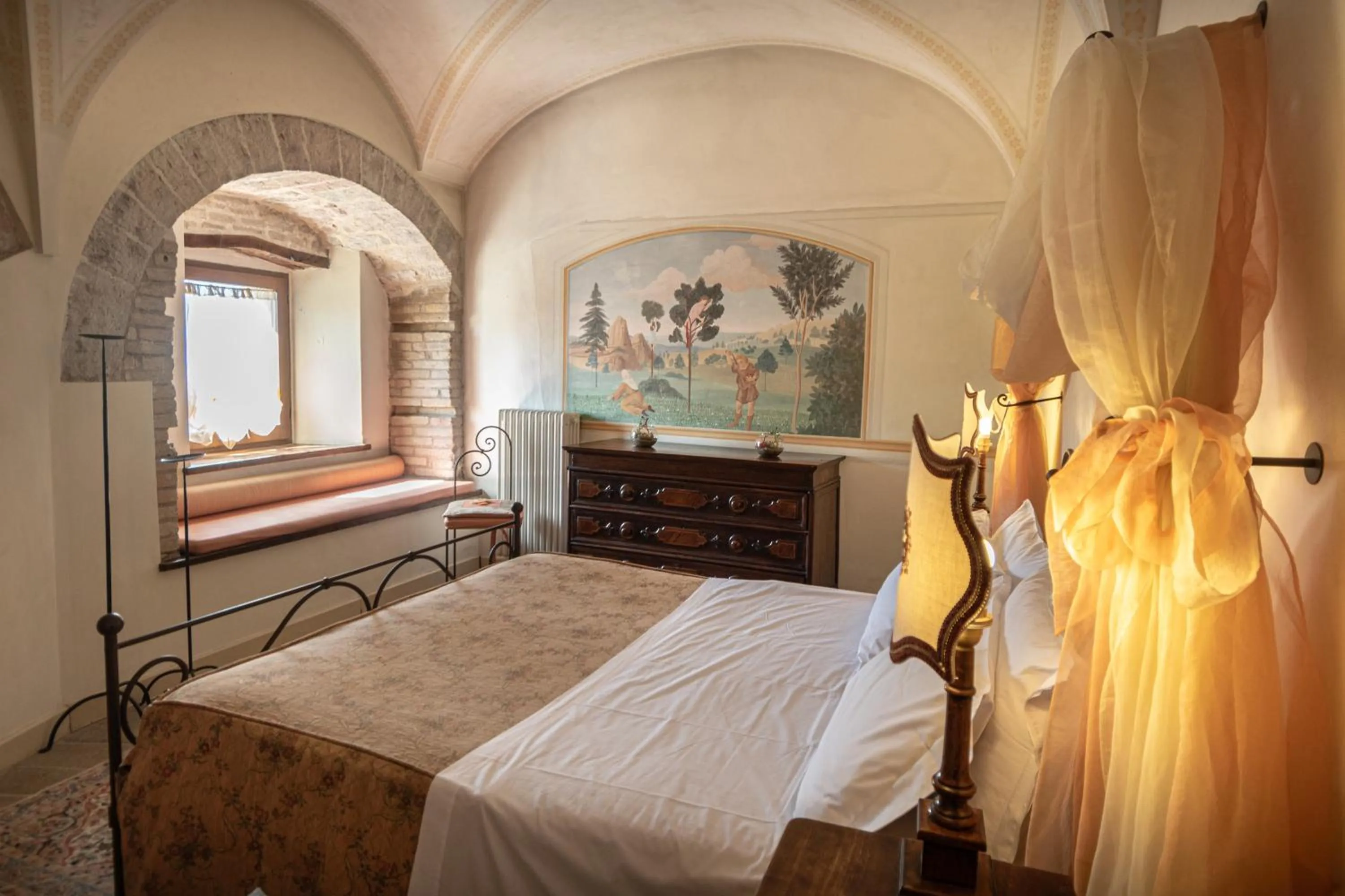 Bed in Residenza D'epoca San Crispino