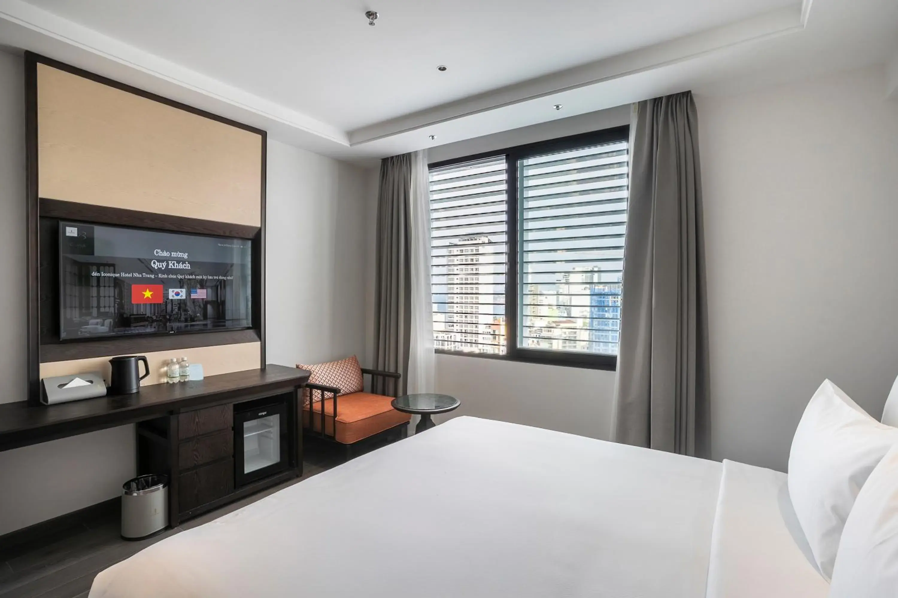 Bedroom, Bed in Iconique Hotel Nha Trang Bedroom, Bed in Iconique Hotel Nha Trang