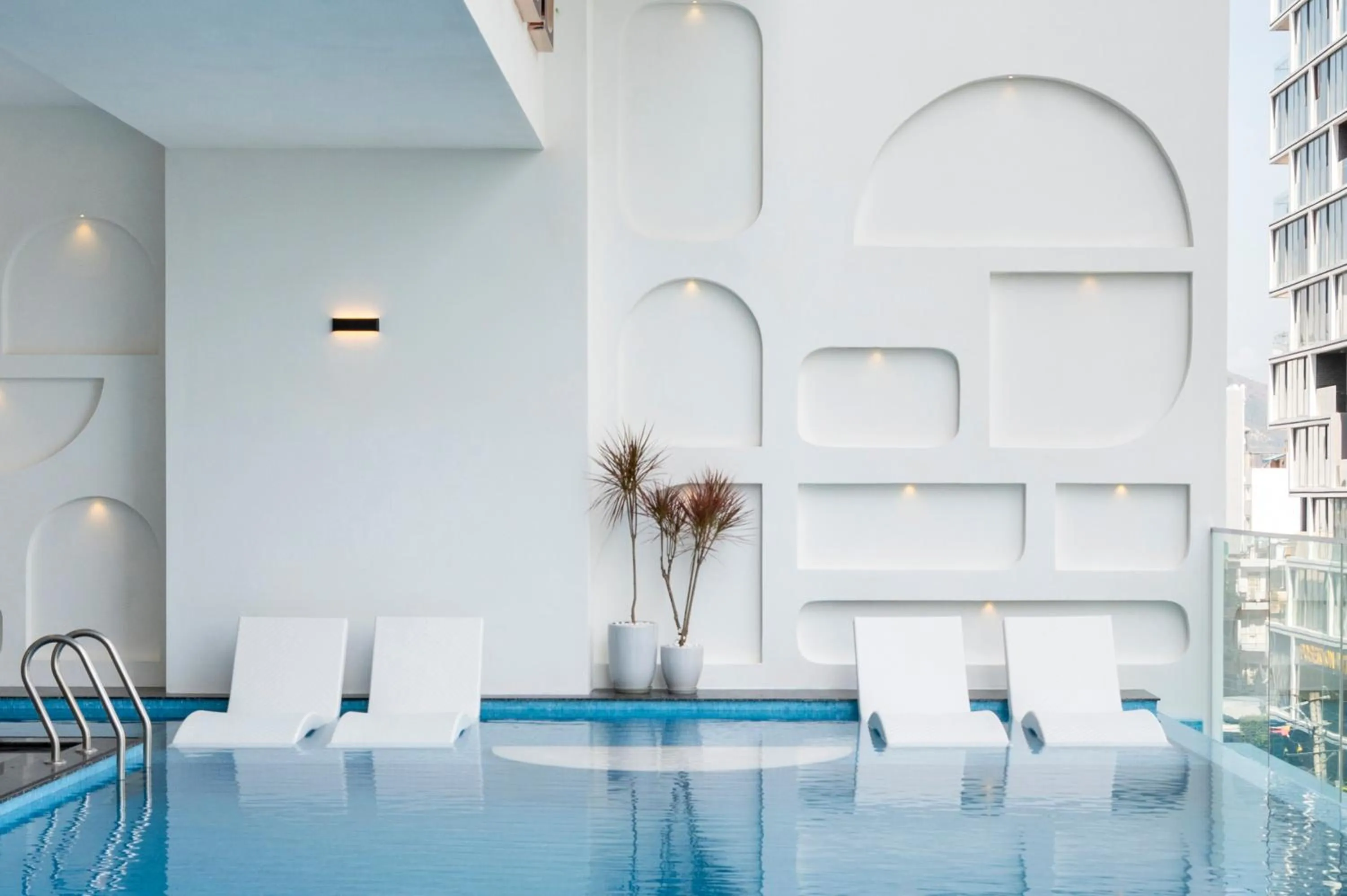 Pool view in Iconique Hotel Nha Trang