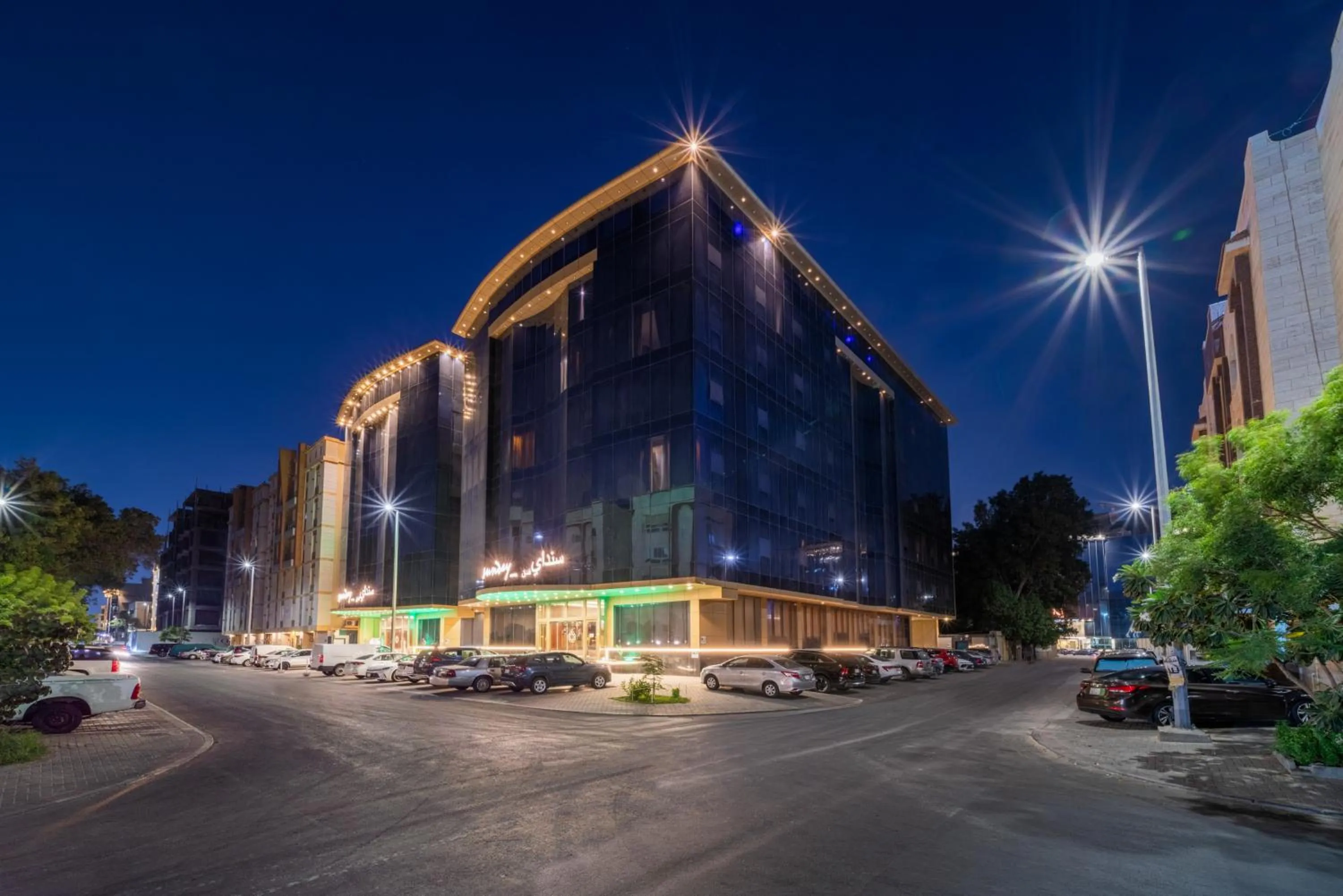 Property building in Sunday Red Sea Fountain Alhamra Formerly Vivid Plaza Hotel