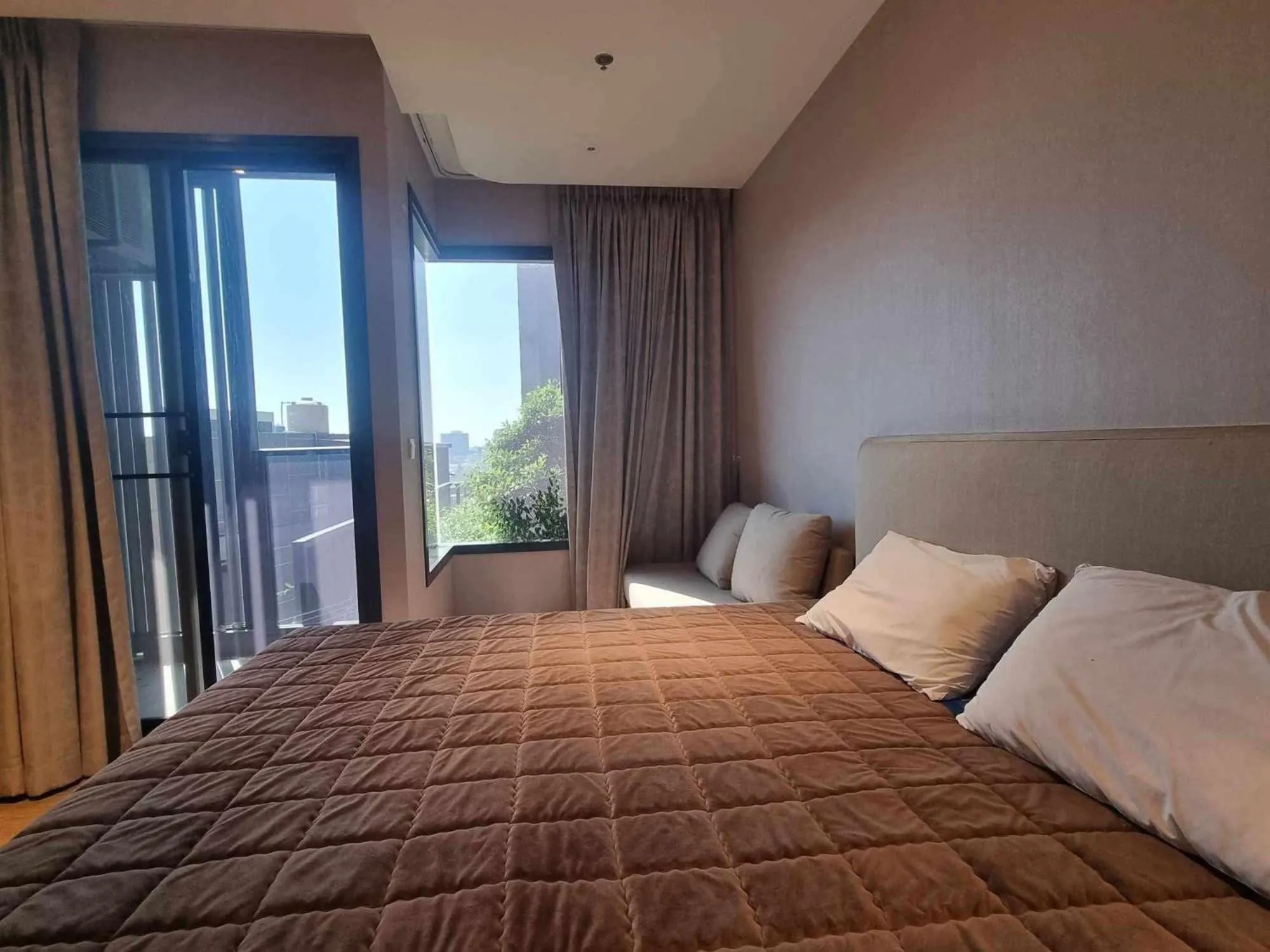 Bed in Once Condo Pattaya