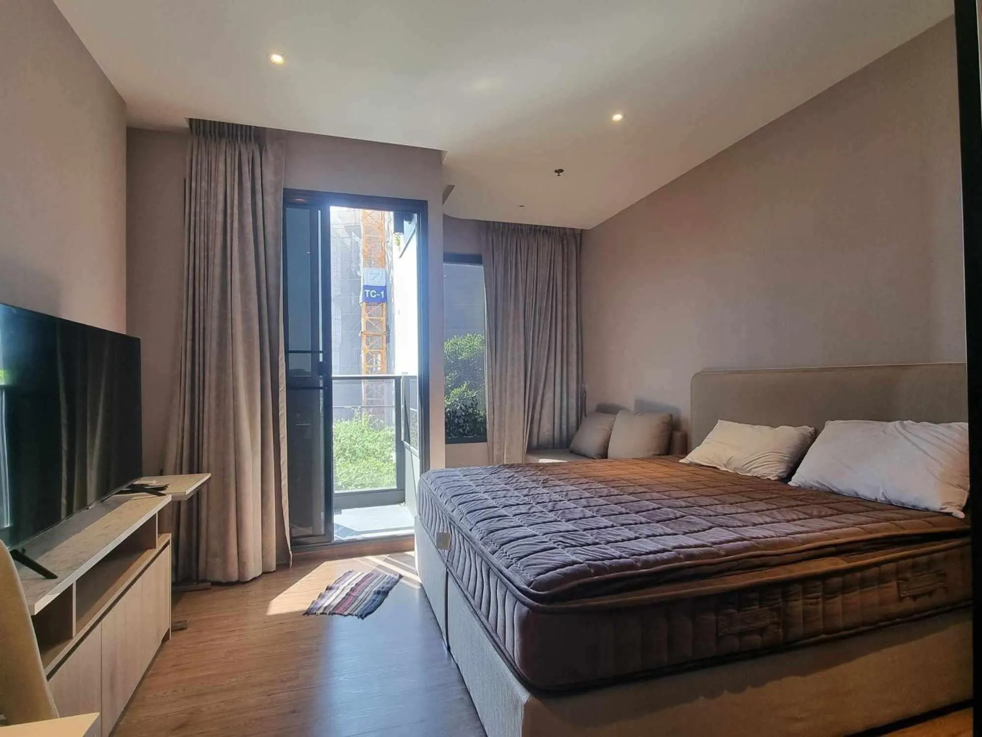 Bed in Once Condo Pattaya