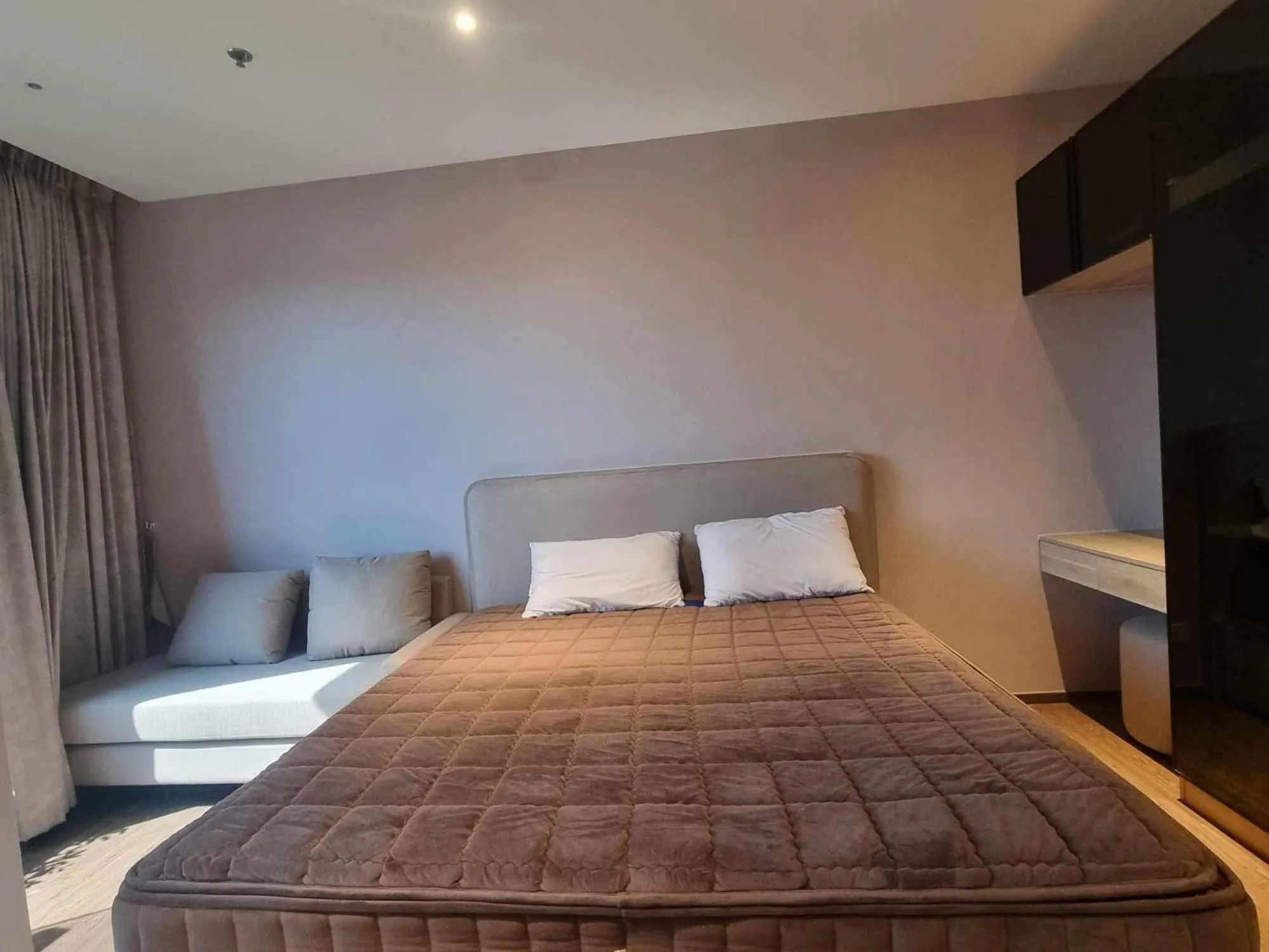 Bed in Once Condo Pattaya
