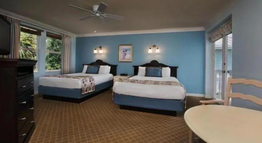 Bed in Disney's Old Key West Resort