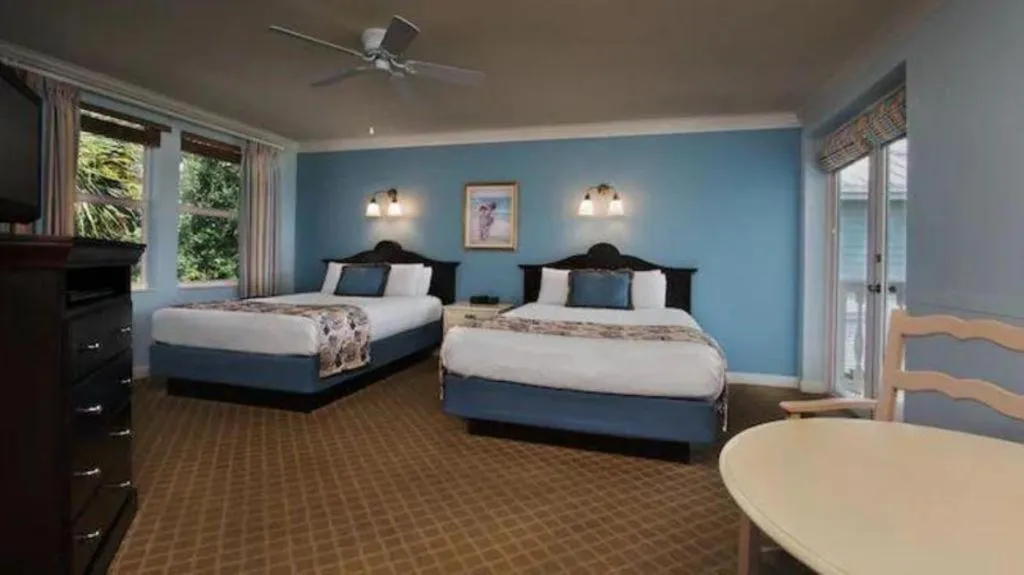 Bed in Disney's Old Key West Resort