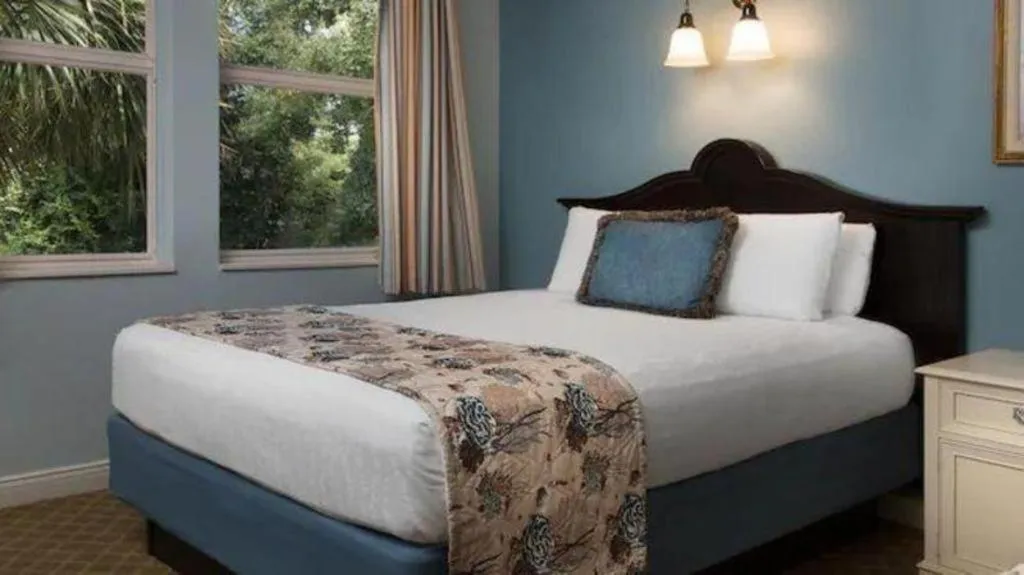 Bed in Disney's Old Key West Resort