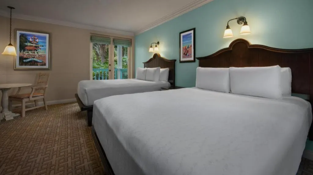 Bed in Disney's Old Key West Resort