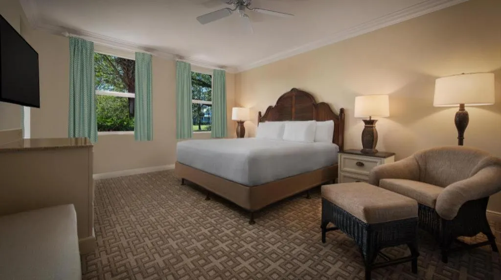 Bed in Disney's Old Key West Resort