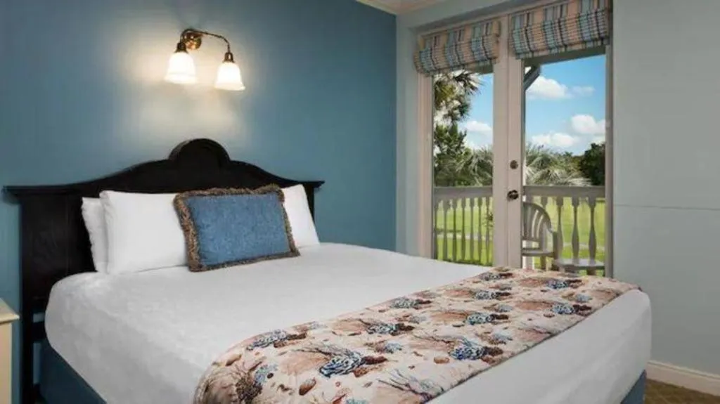 Bed in Disney's Old Key West Resort