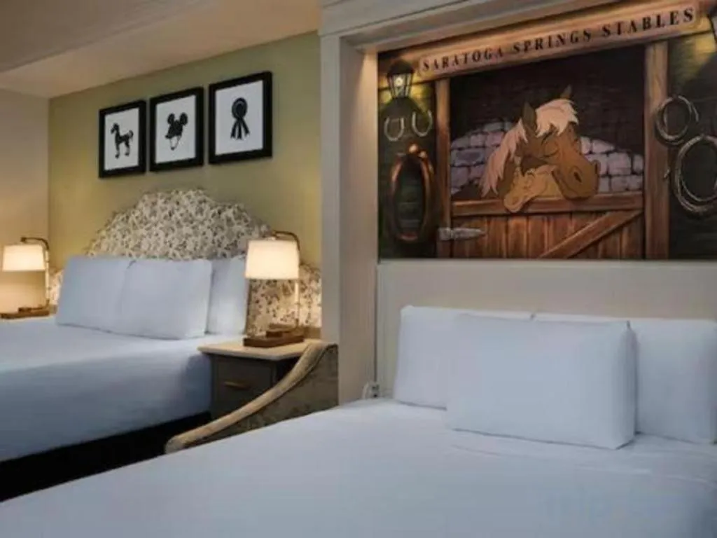 Bed in Disney's Saratoga Springs Resort & Spa
