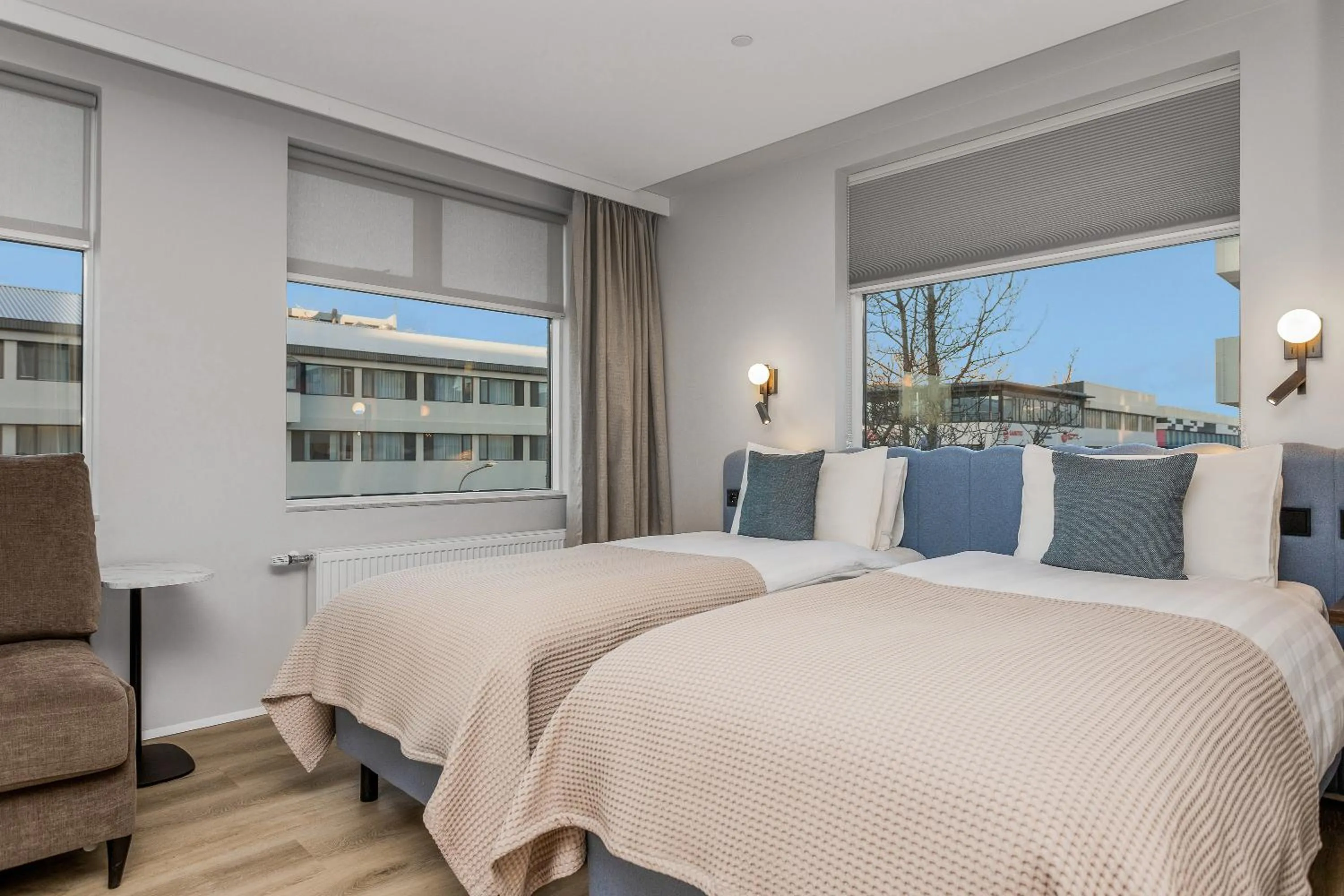 Bed in Candlewood Suites Reykjavik by IHG