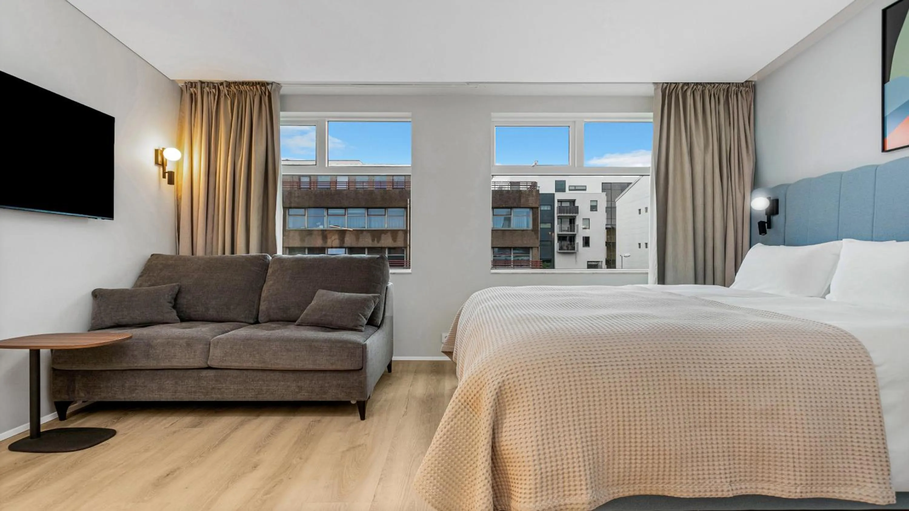 Photo of the whole room, Bed in Candlewood Suites Reykjavik by IHG