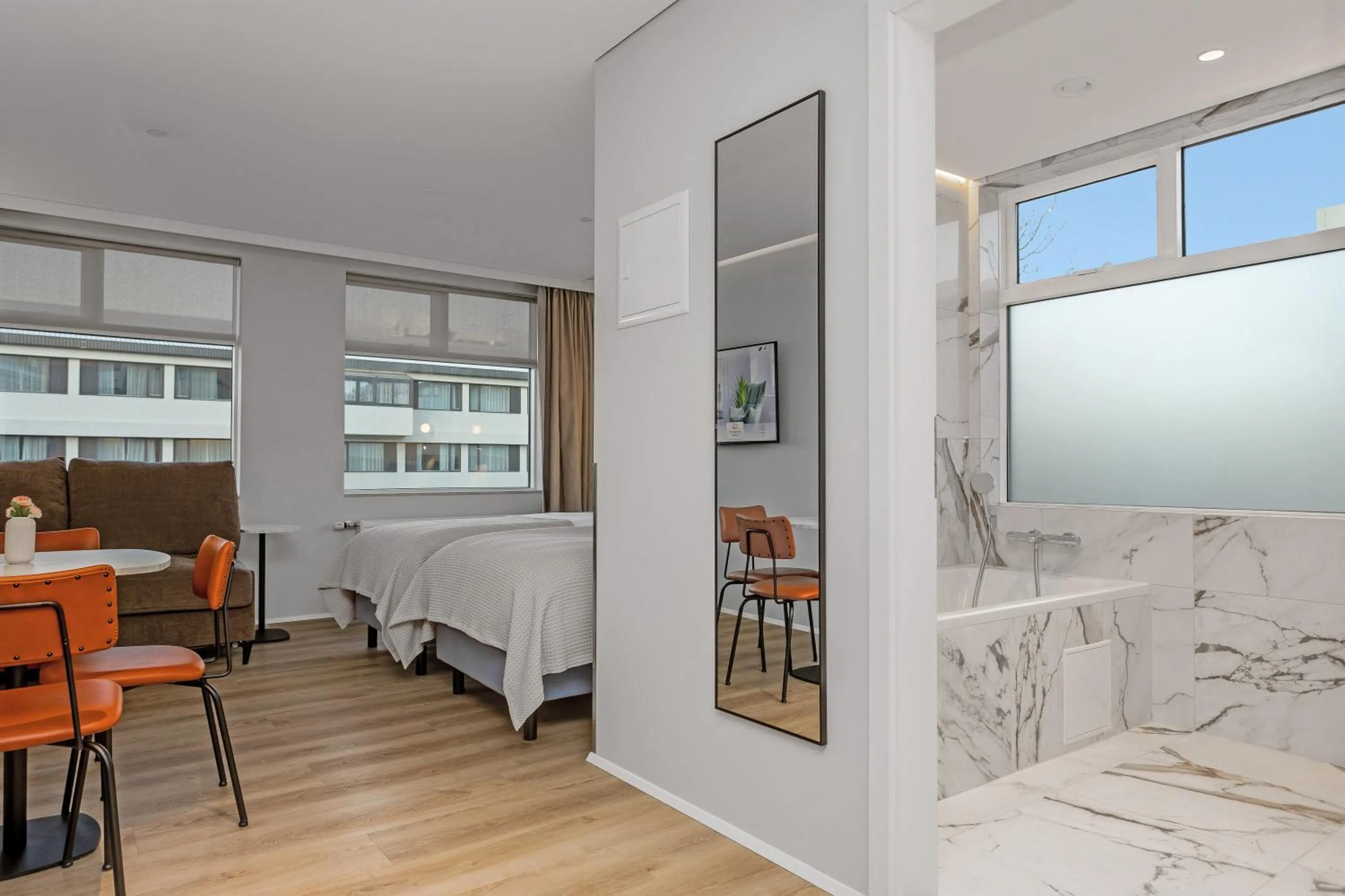 Photo of the whole room, Bed in Candlewood Suites Reykjavik by IHG