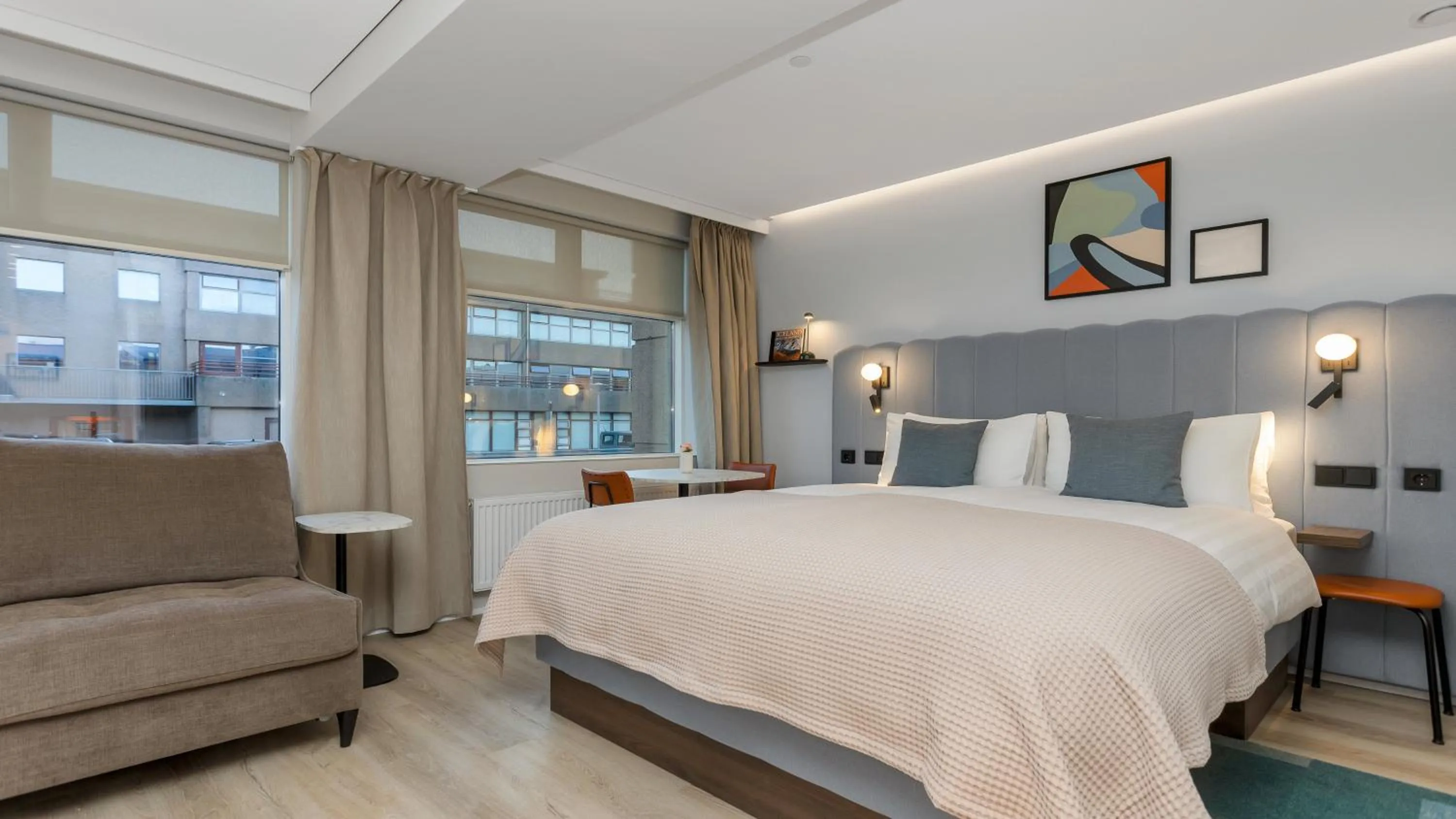 Photo of the whole room, Bed in Candlewood Suites Reykjavik by IHG