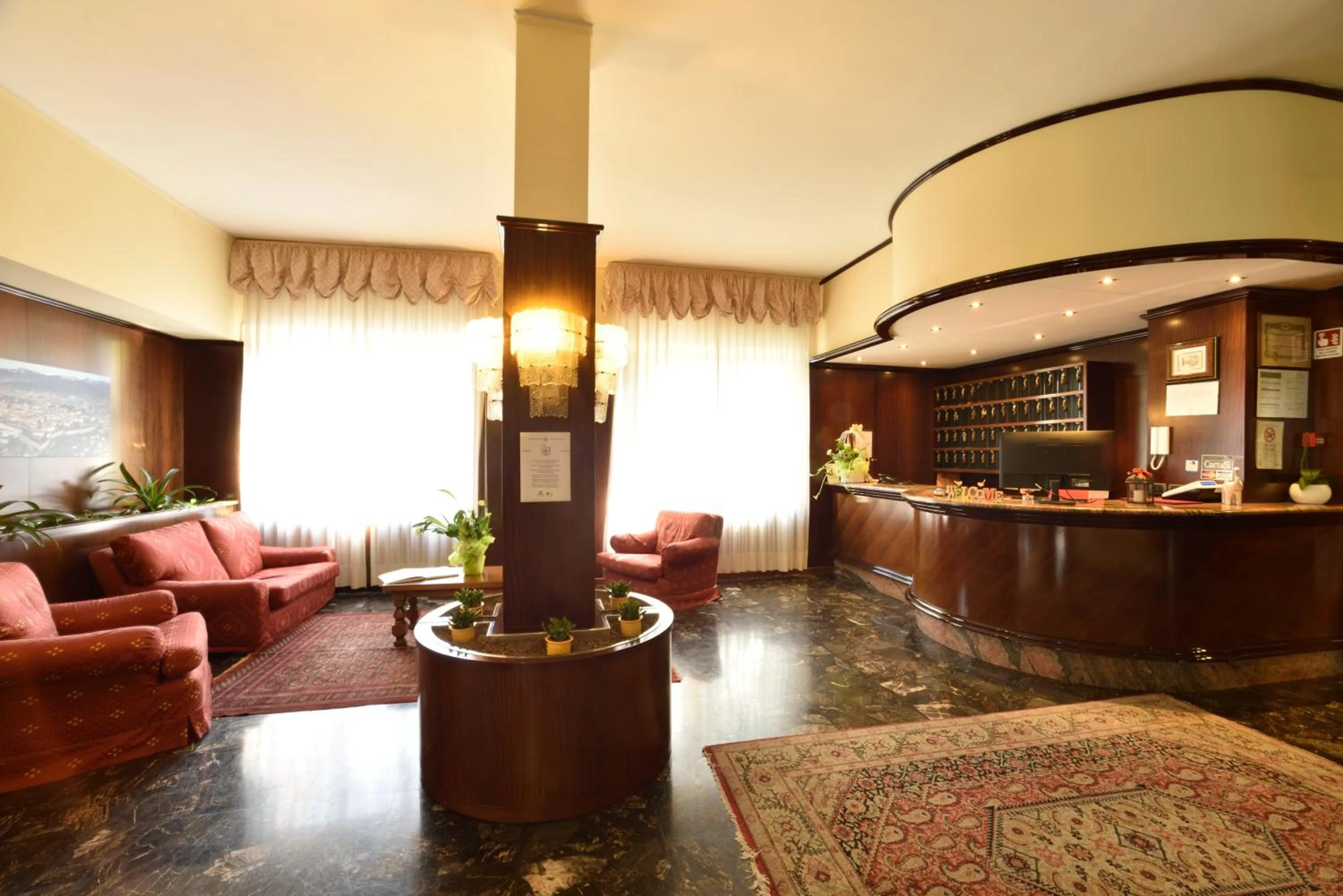 Lobby or reception in Hotel Bergamo Mare Mhotelsgroup