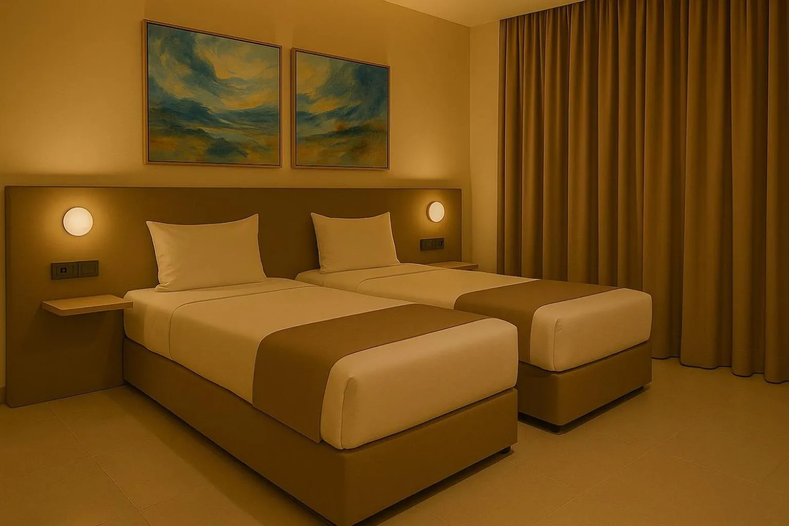 Bed in Viaje Hotel Downtown Cairo