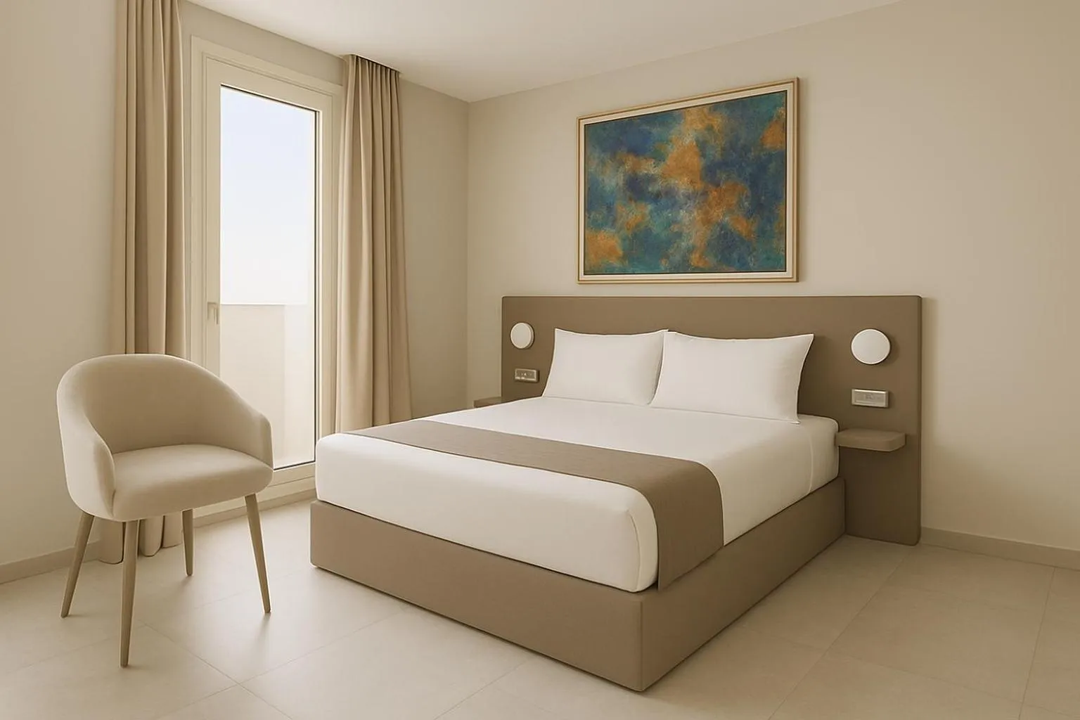 Bed in Viaje Hotel Downtown Cairo