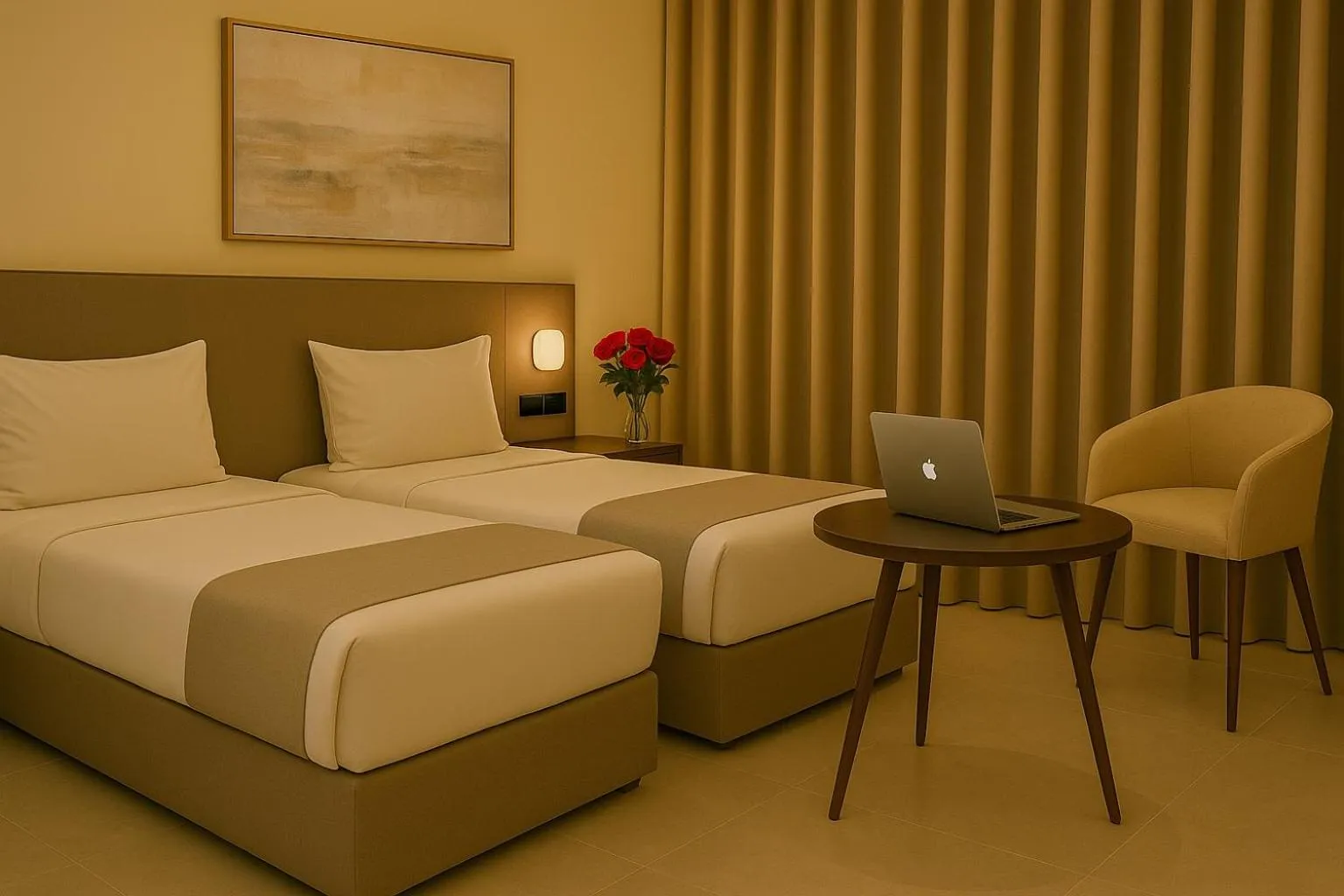 Bed in Viaje Hotel Downtown Cairo