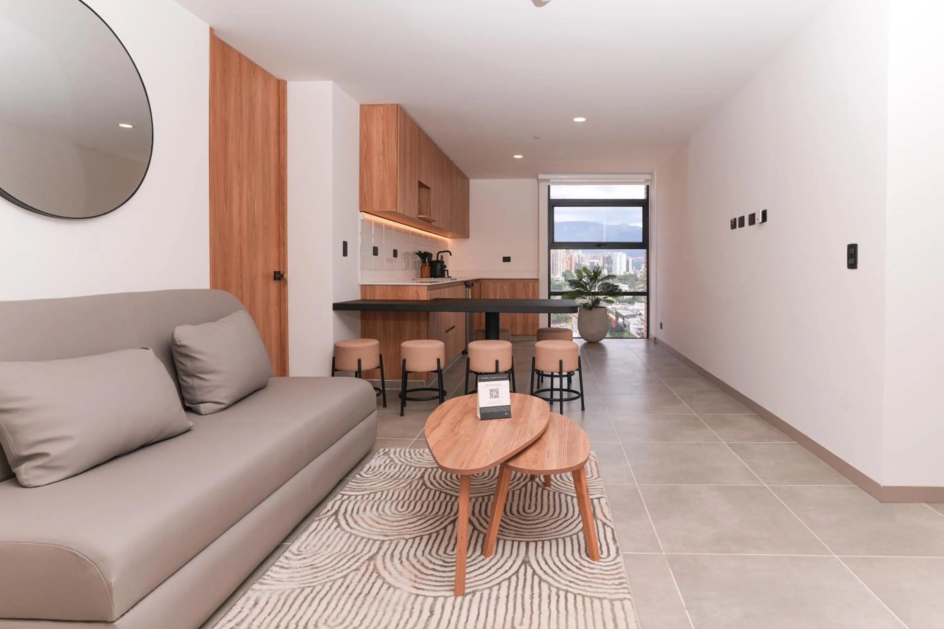 Living room in Metropolitan Living Medellín by HOUSY