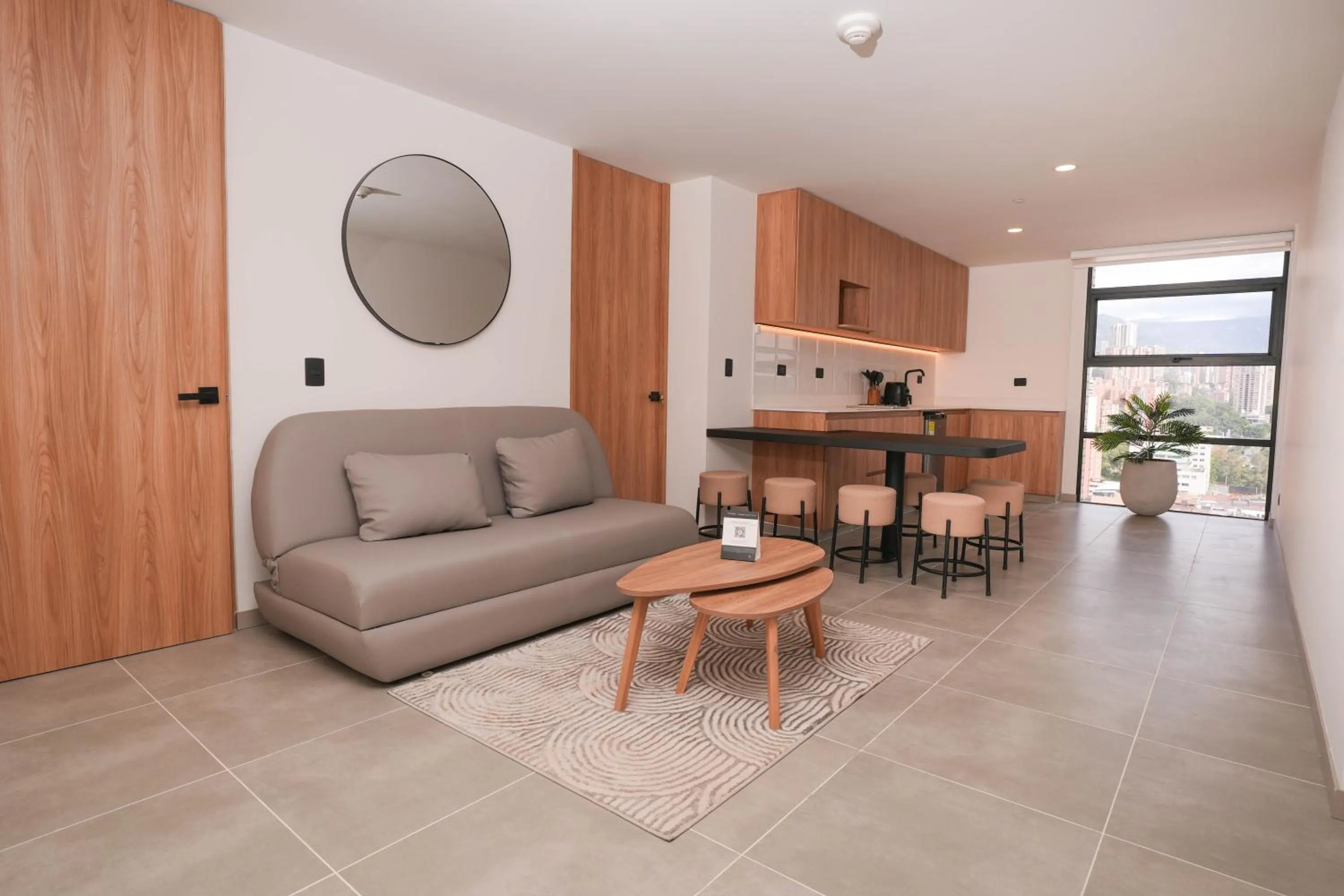Living room in Metropolitan Living Medellín by HOUSY