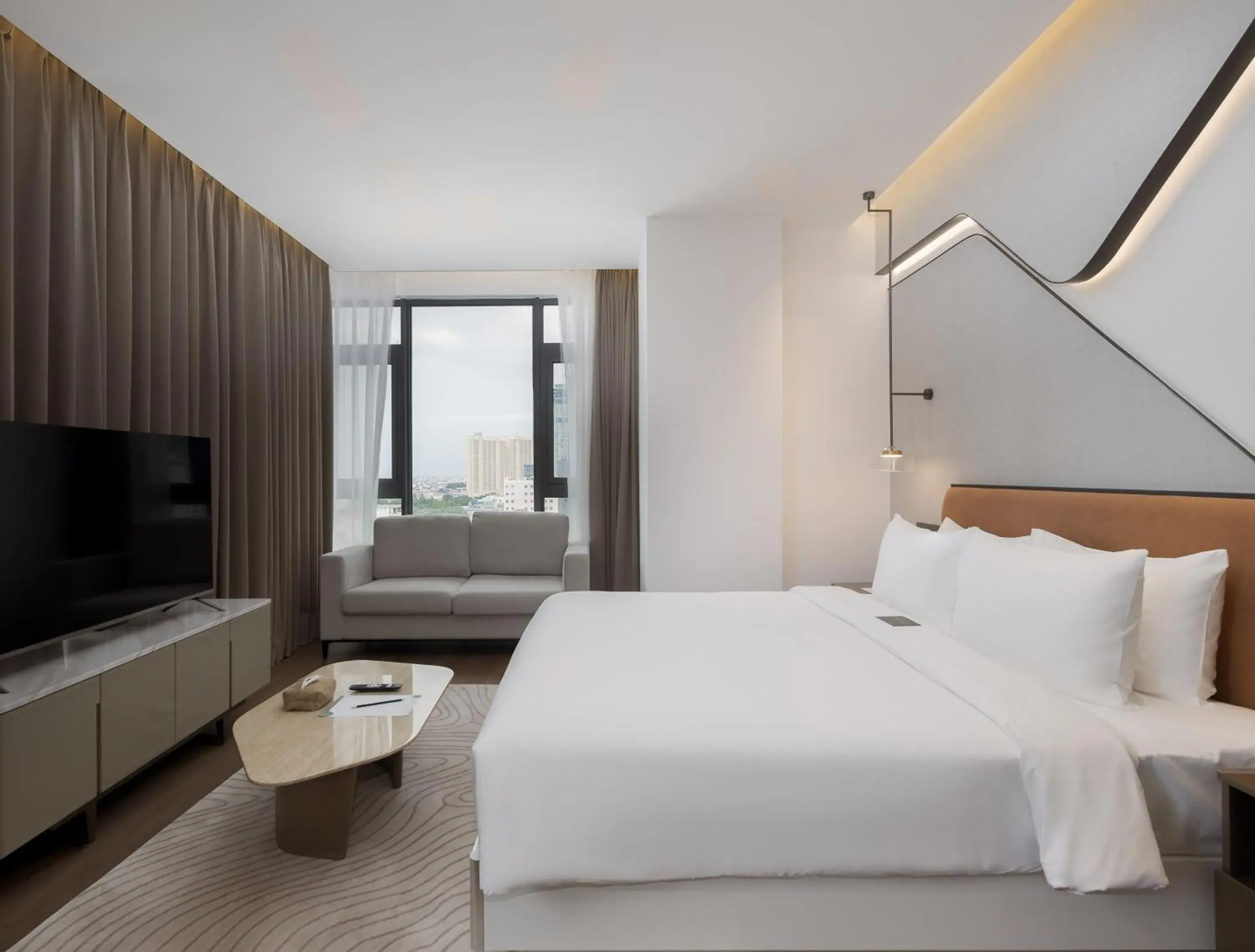 Deluxe King Room | Includes Cocktails, Sunset River Cruise in Bassac Signature Hotel & Residence Deluxe King Room | Includes Cocktails, Sunset River Cruise in Bassac Signature Hotel & Residence