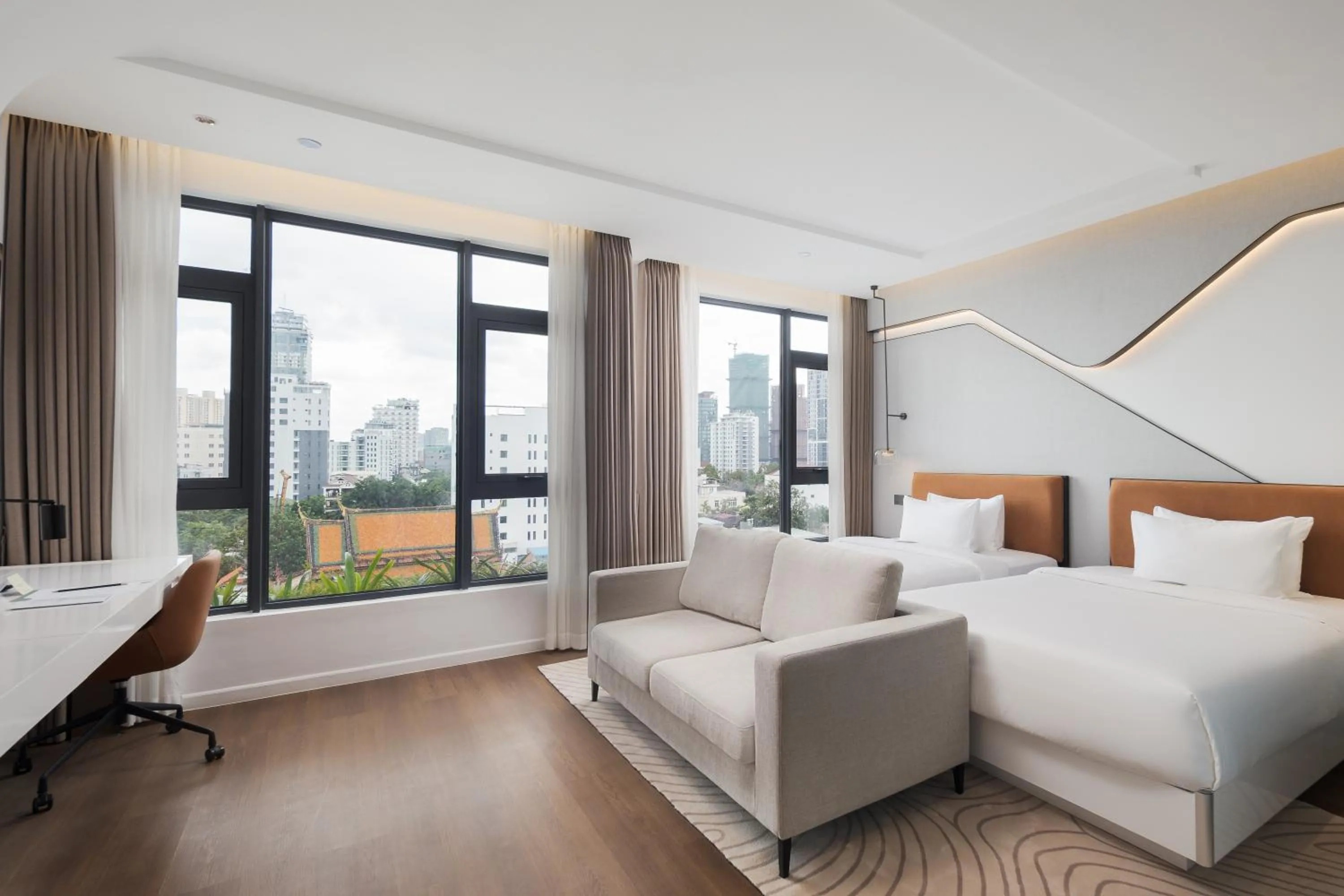 Superior Twin Room | Includes Cocktails, Sunset River Cruise in Bassac Signature Hotel & Residence