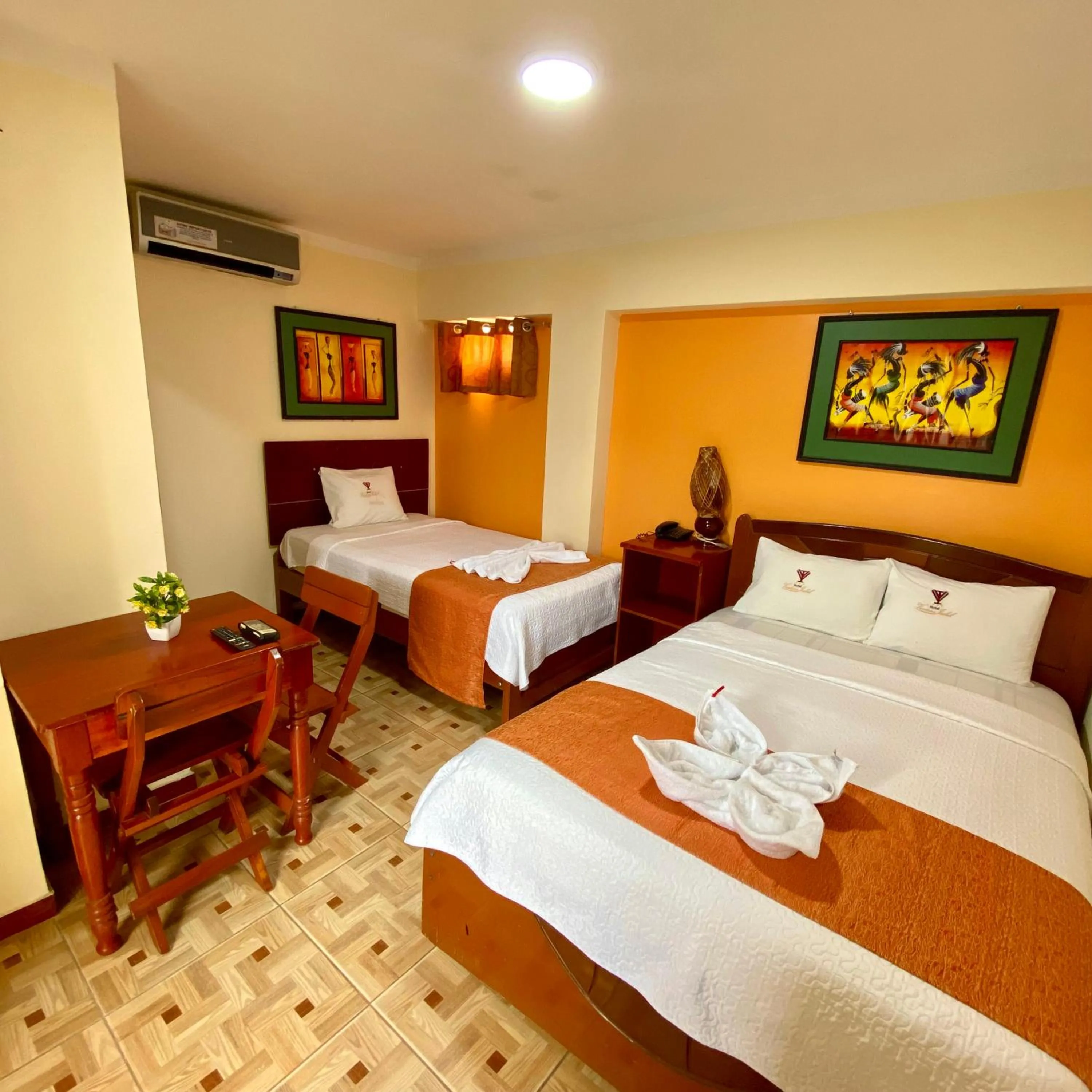 Bed in Hotel Ventura Isabel