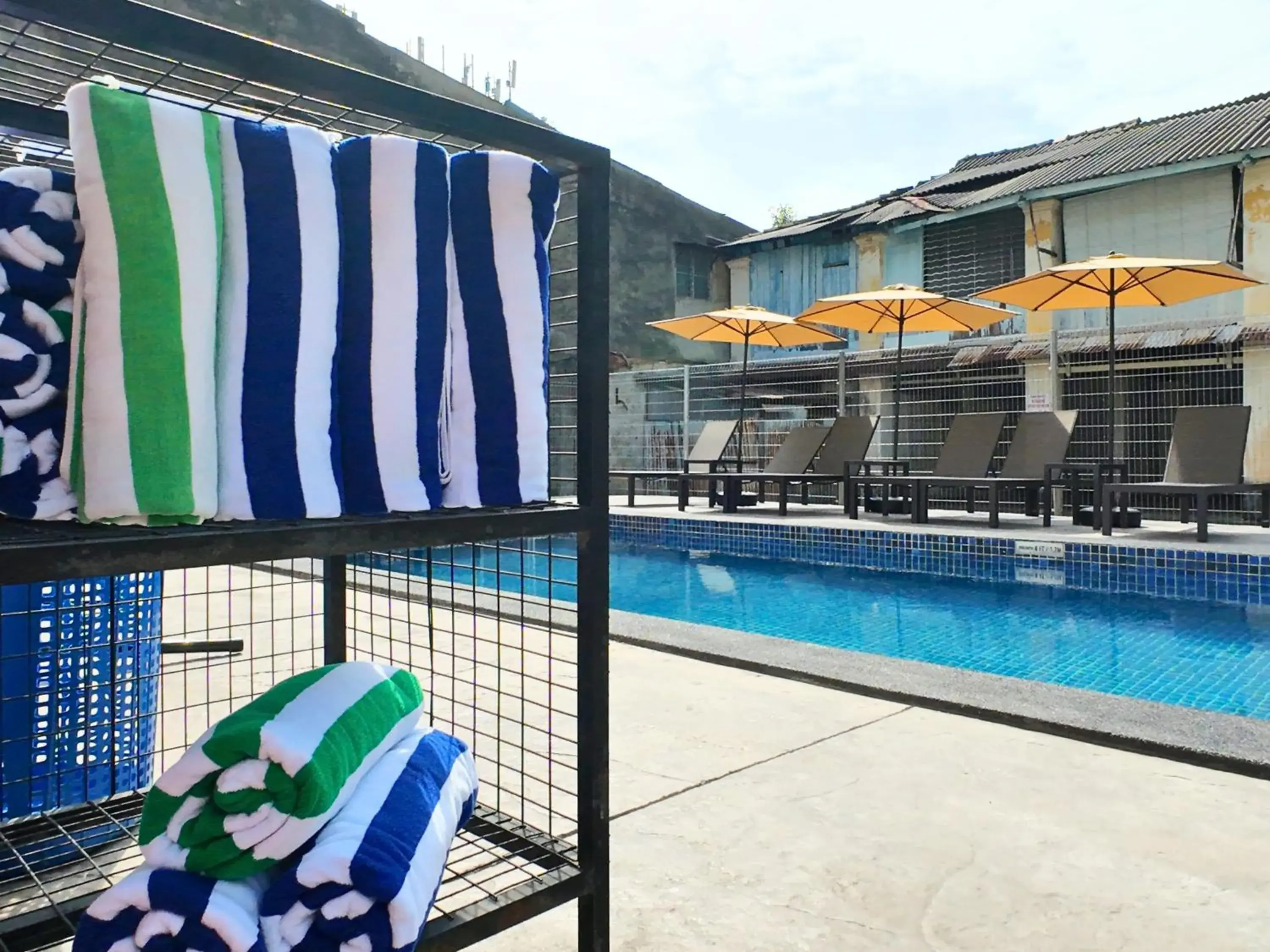 Swimming pool in Rucksack Inn Premium Melaka Swimming pool in Rucksack Inn Premium Melaka