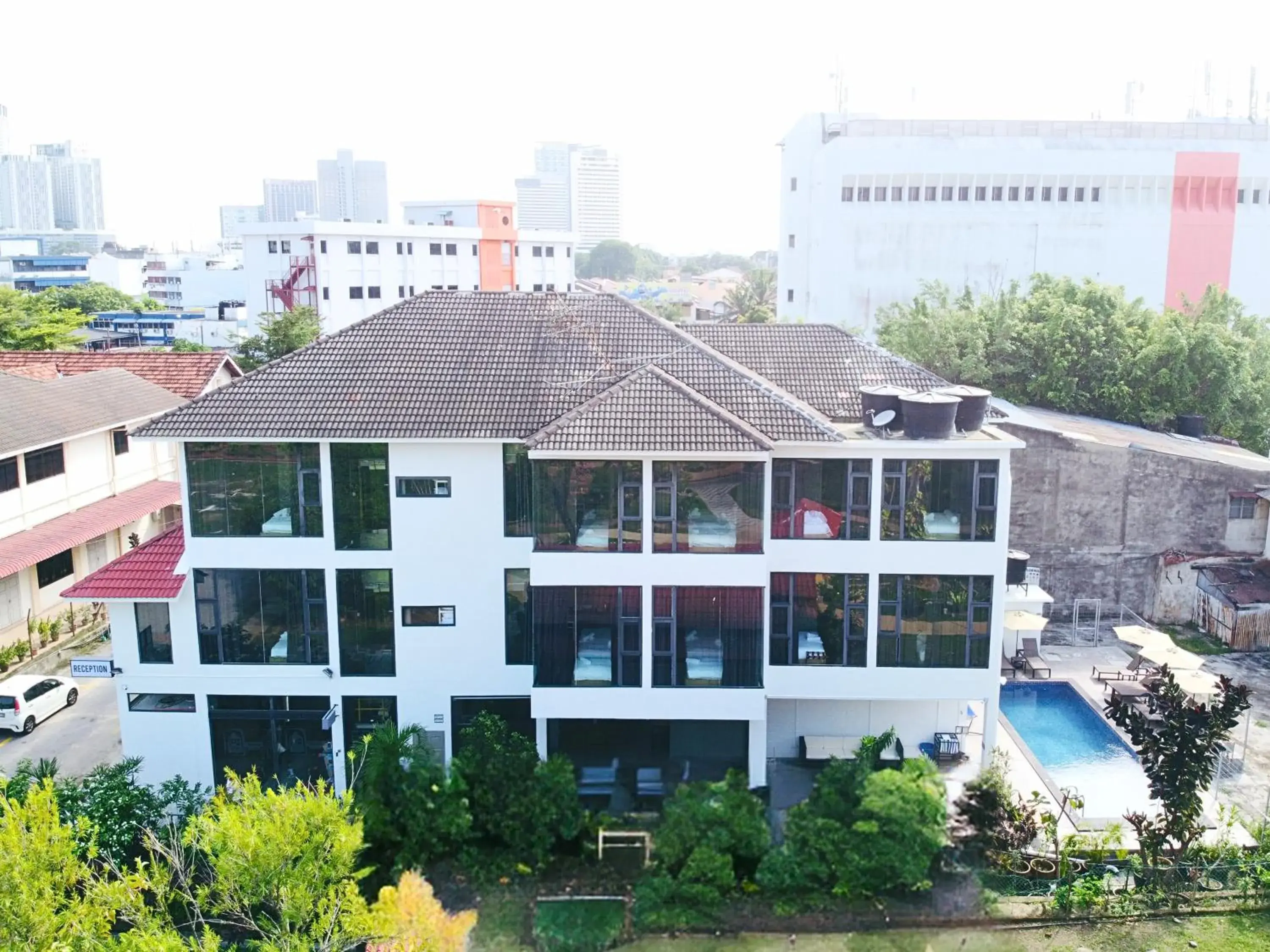 Property building in Rucksack Inn Premium Melaka Property building in Rucksack Inn Premium Melaka