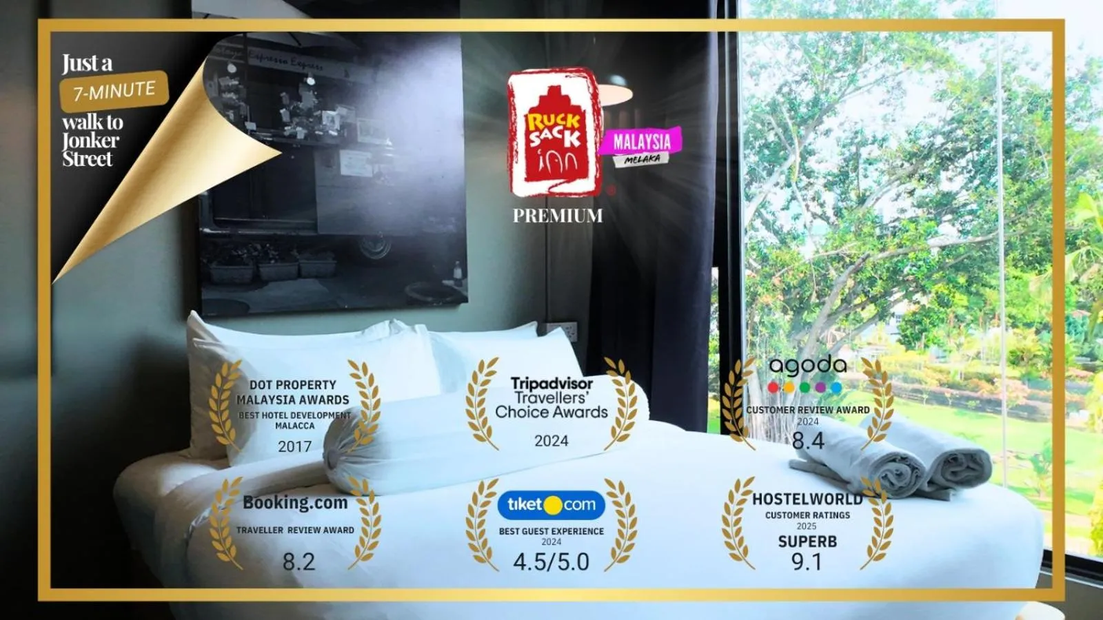 Logo/Certificate/Sign, Bed in Rucksack Inn Premium Melaka