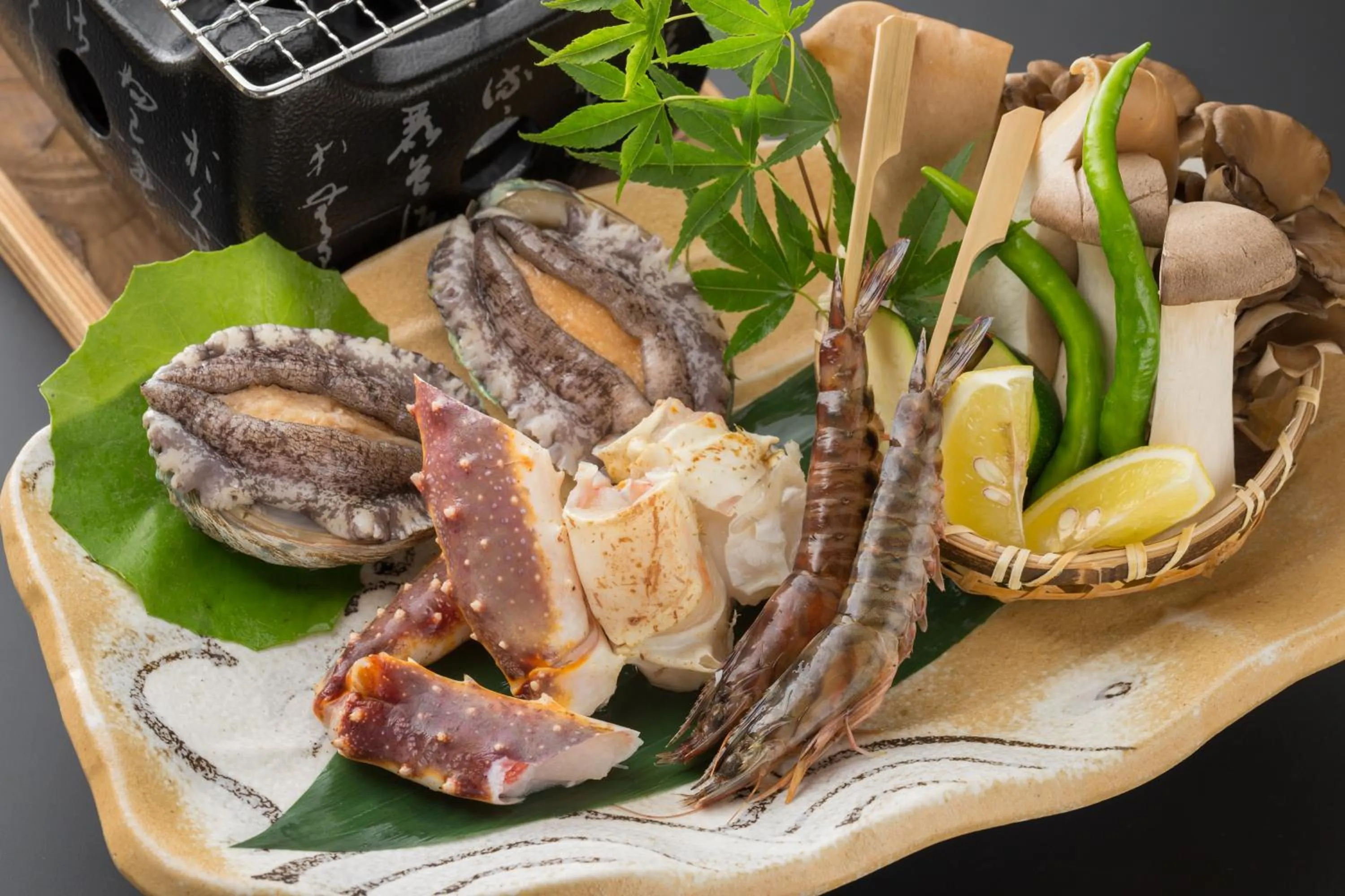 Food close-up in Akizuki Spa Ryokan Seiryuan