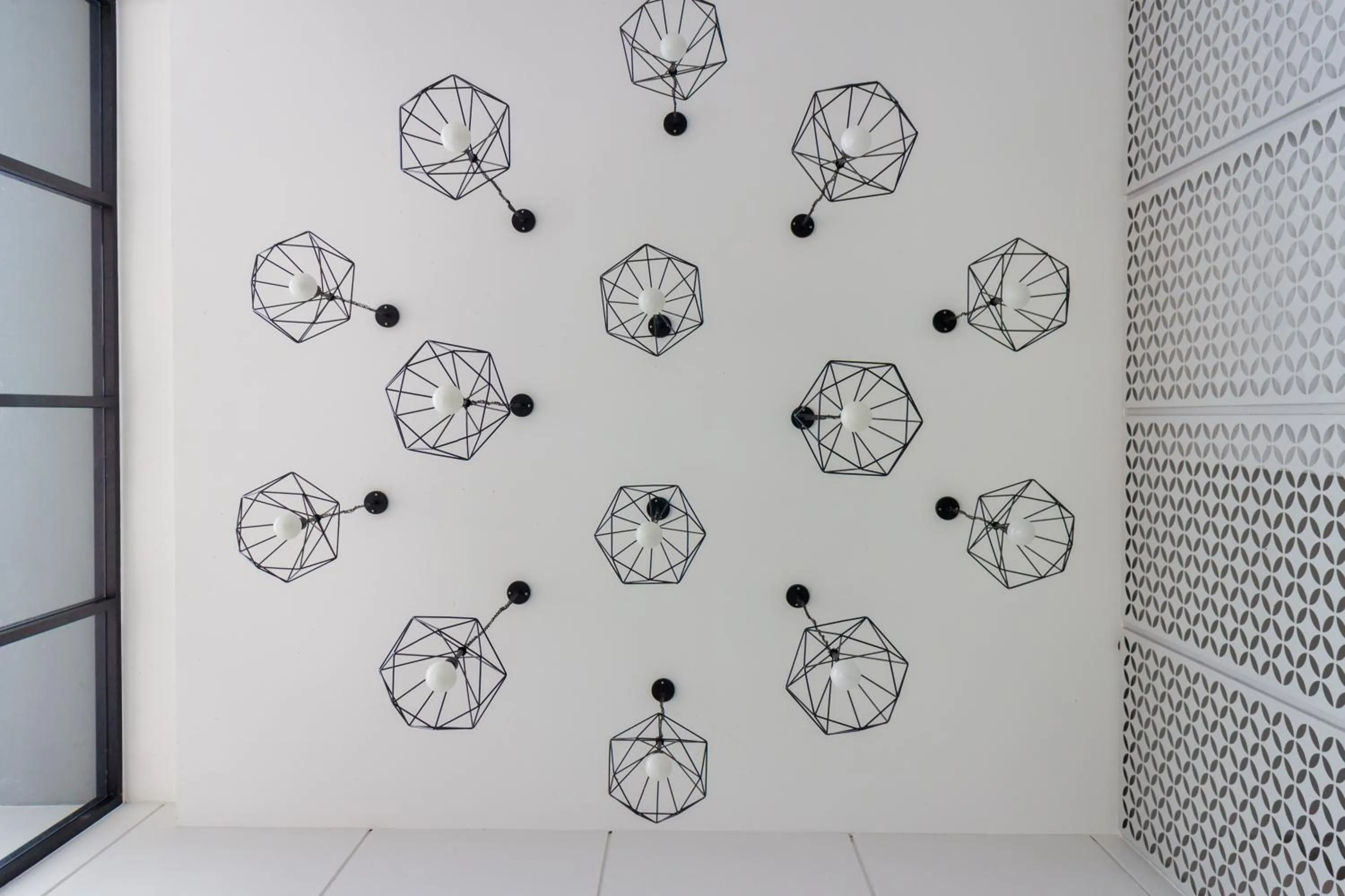 Decorative detail in M2 Hotel