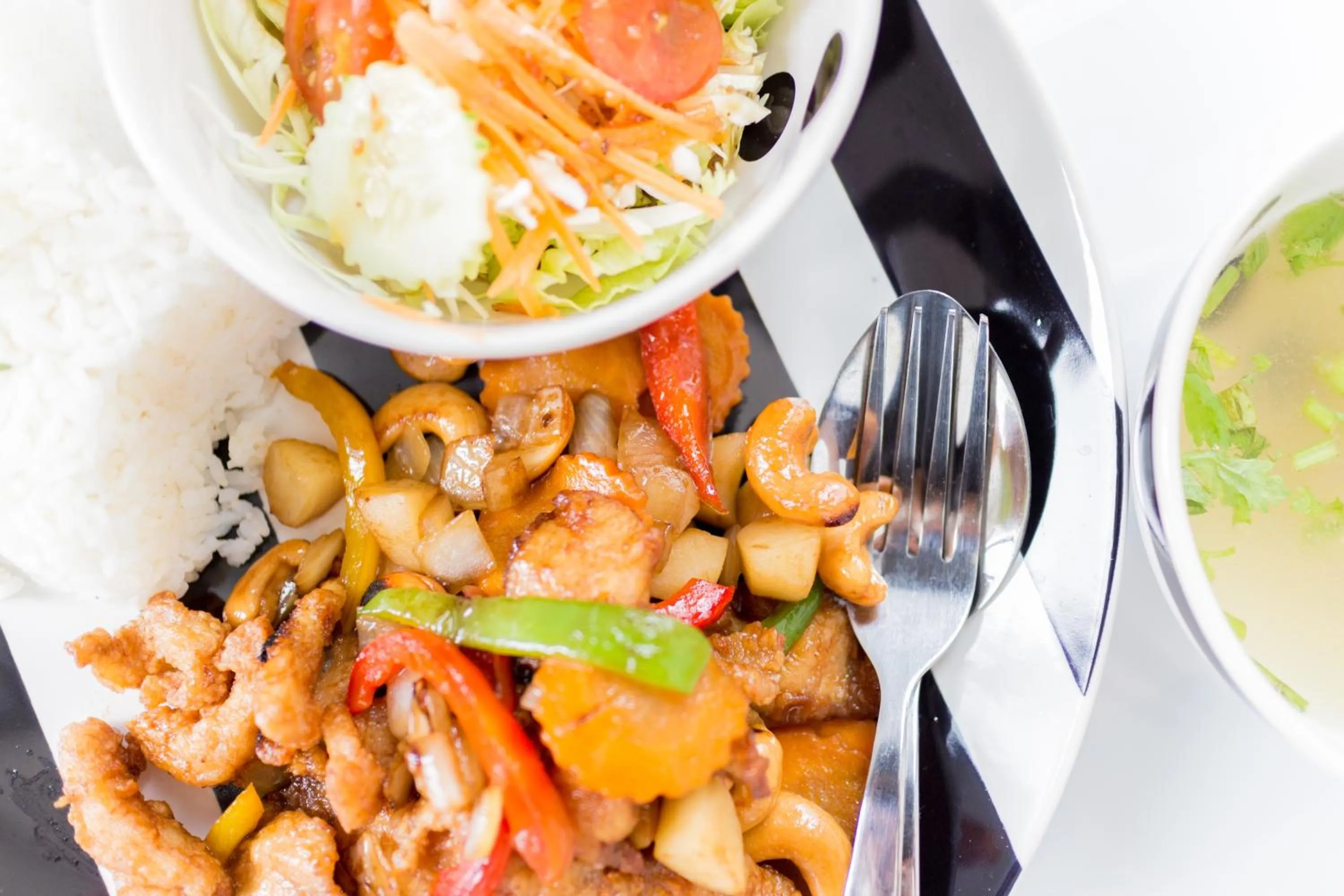 Food close-up in M2 Hotel