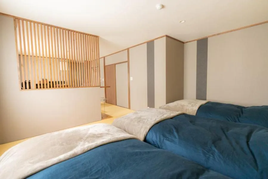 Photo of the whole room, Bed in Nozawa Onsen Azegamikan