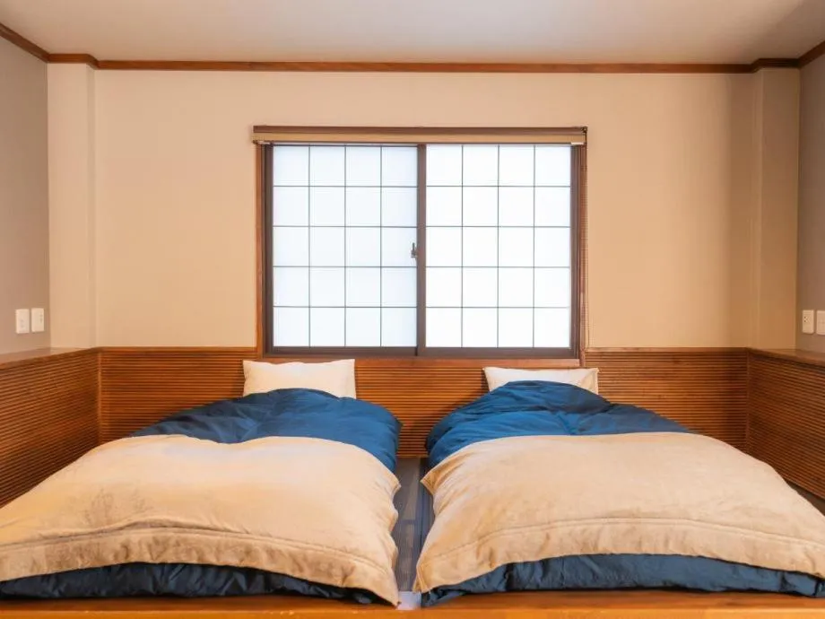 Photo of the whole room, Bed in Nozawa Onsen Azegamikan