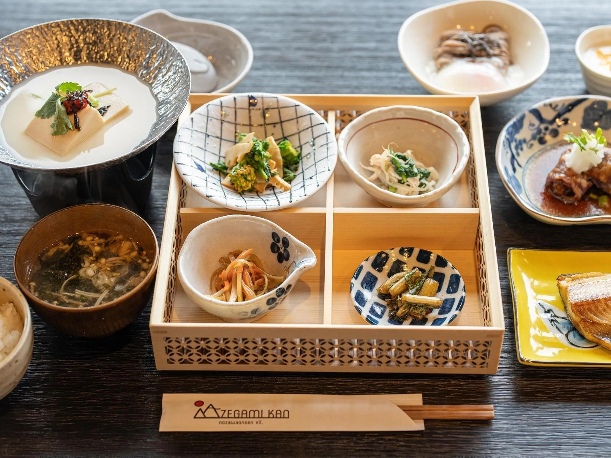 Food in Nozawa Onsen Azegamikan