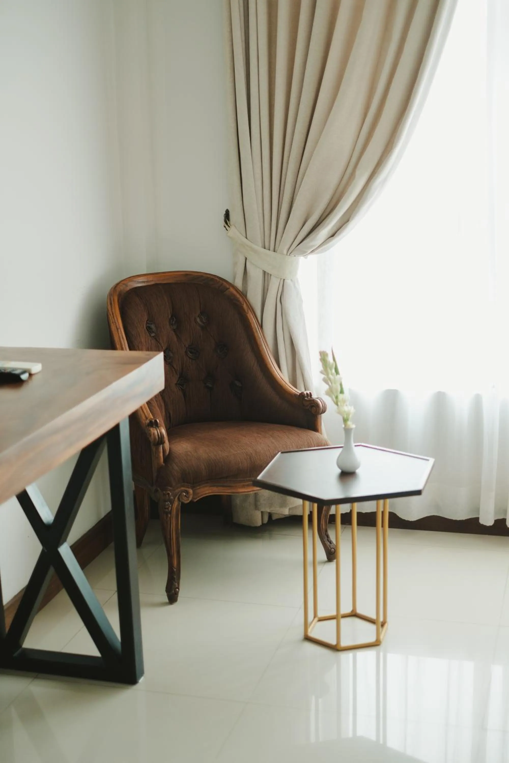 Seating area in The Visala Boutique Suites Seminyak
