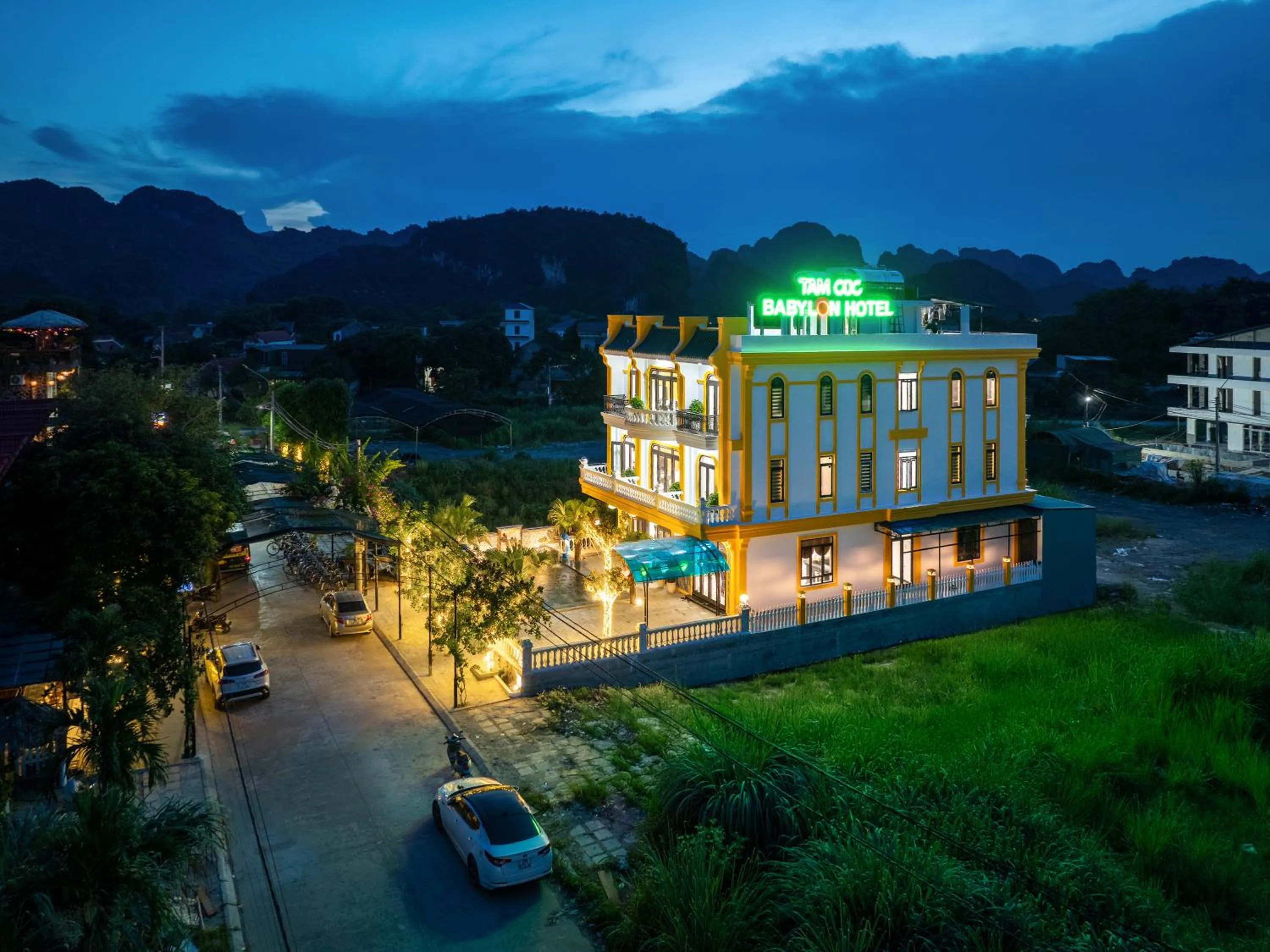 Property building in Tam Coc Babylon Hotel