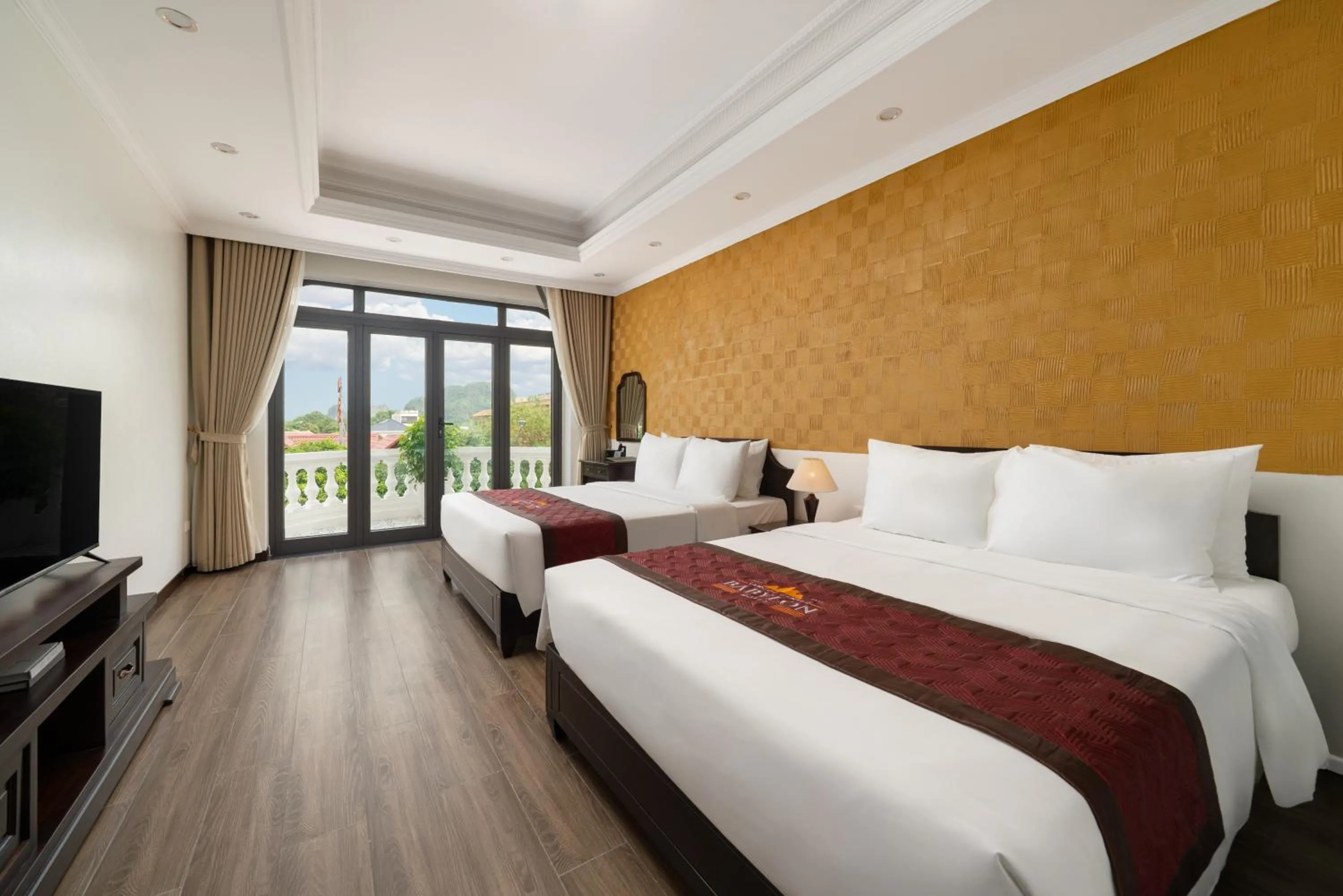 Bedroom, Bed in Tam Coc Babylon Hotel