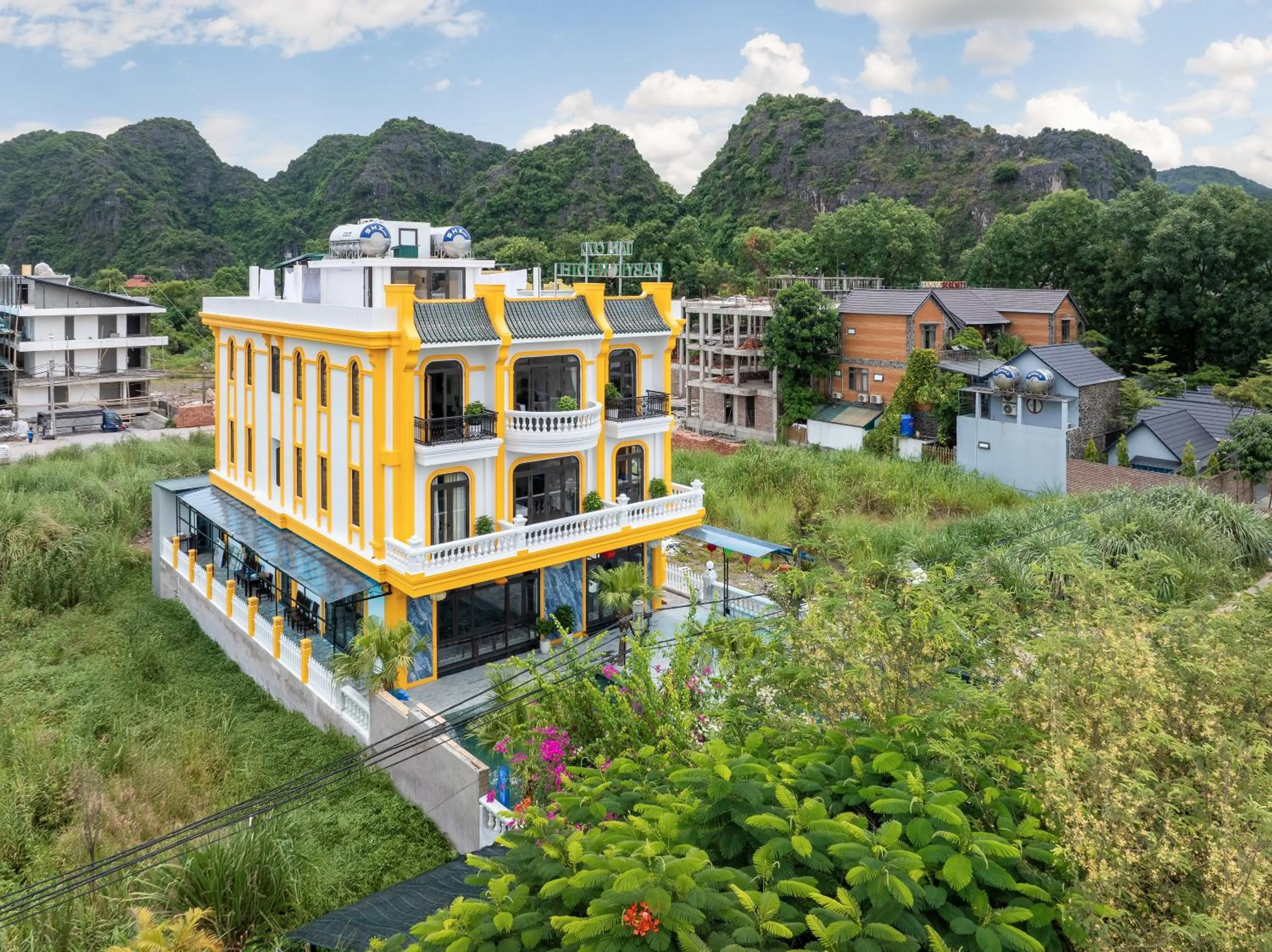 Property building in Tam Coc Babylon Hotel