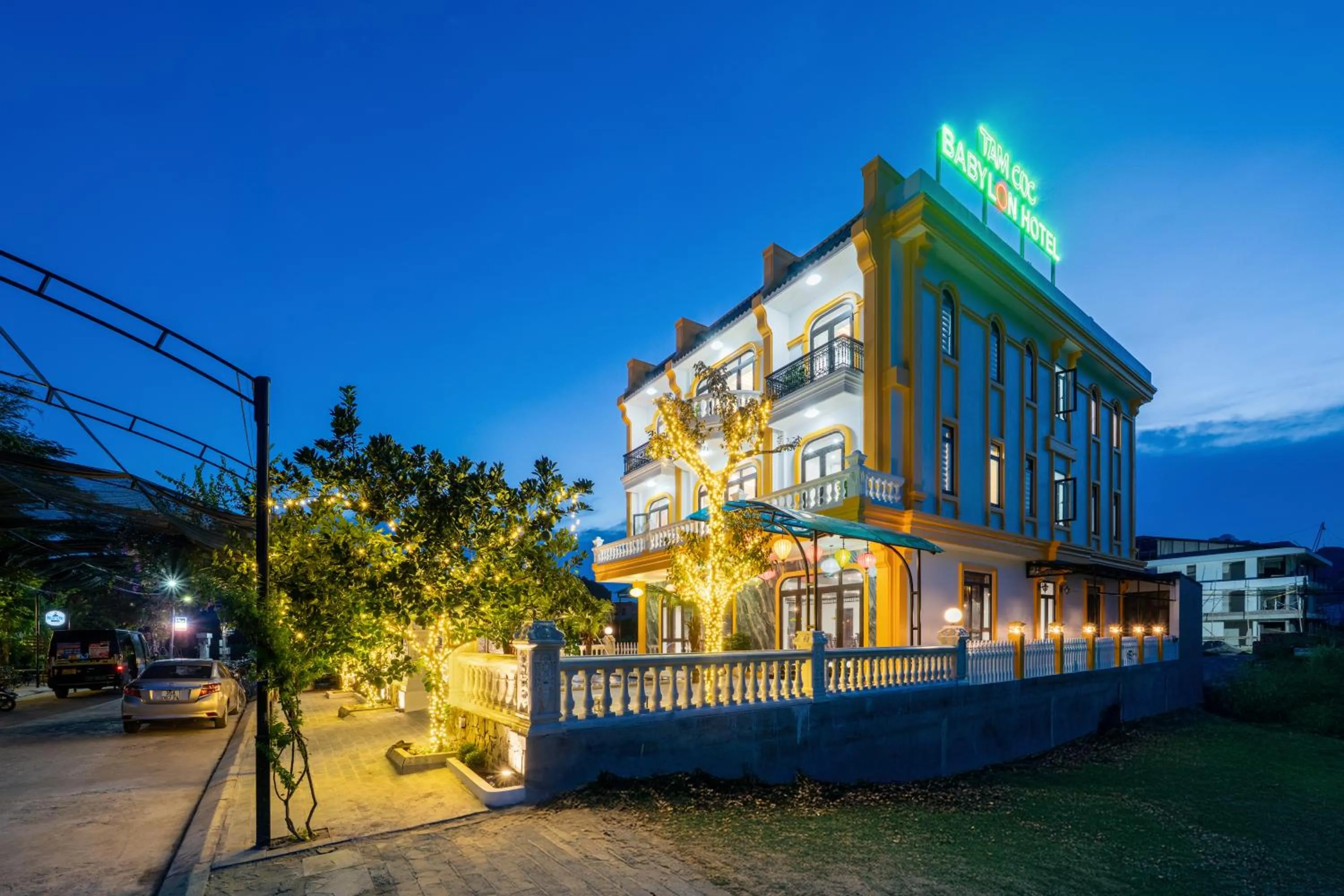 Property building in Tam Coc Babylon Hotel