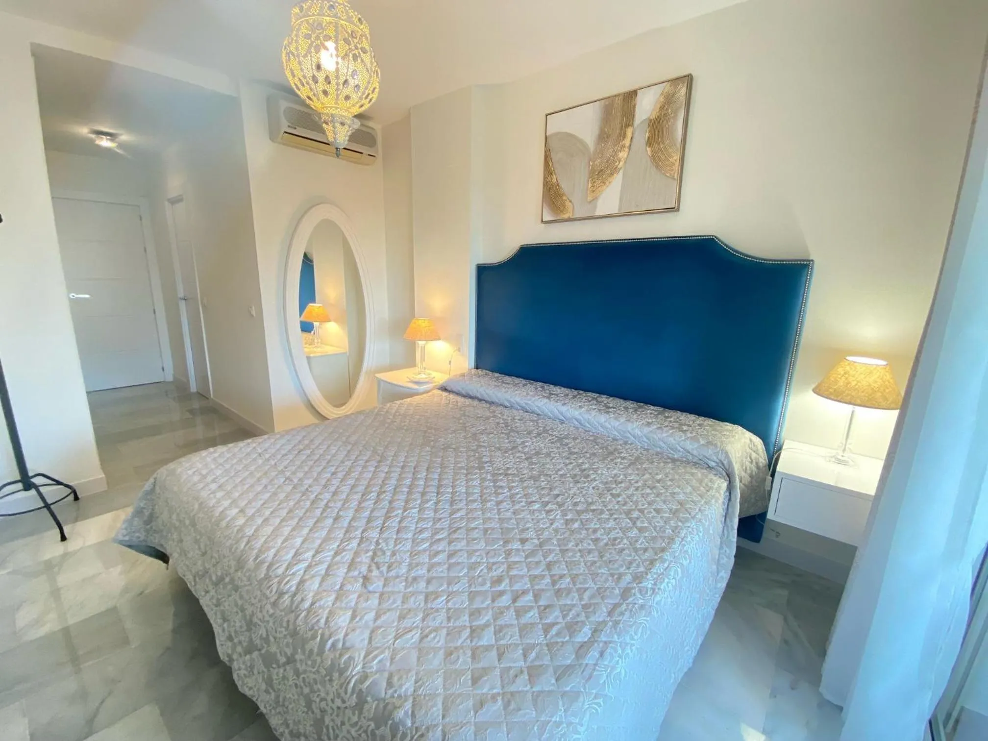 Bedroom, Bed in Mi Capricho, Luxury Apartment