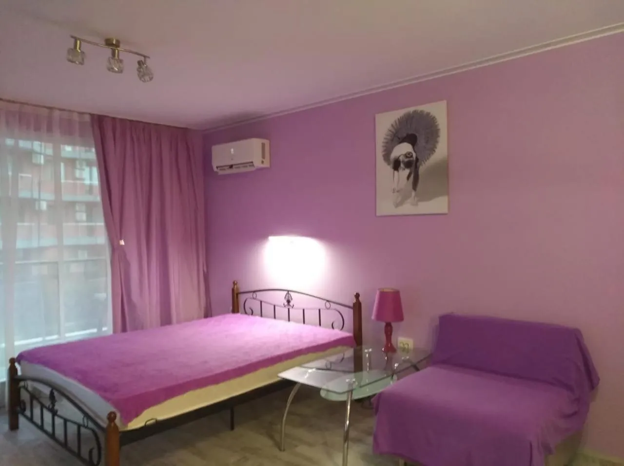 Bed in Parus 4 Studio