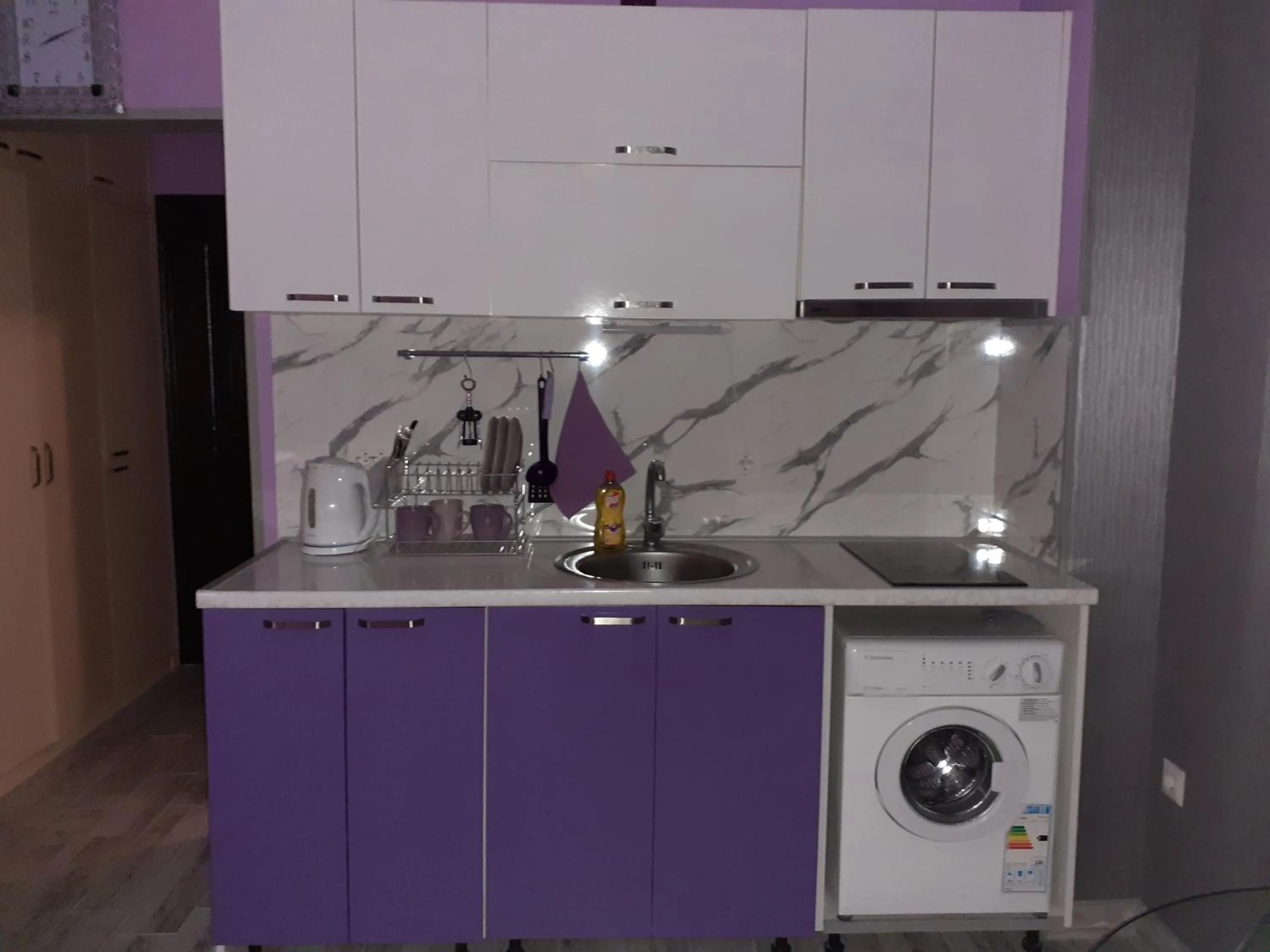 Kitchen or kitchenette in Parus 4 Studio